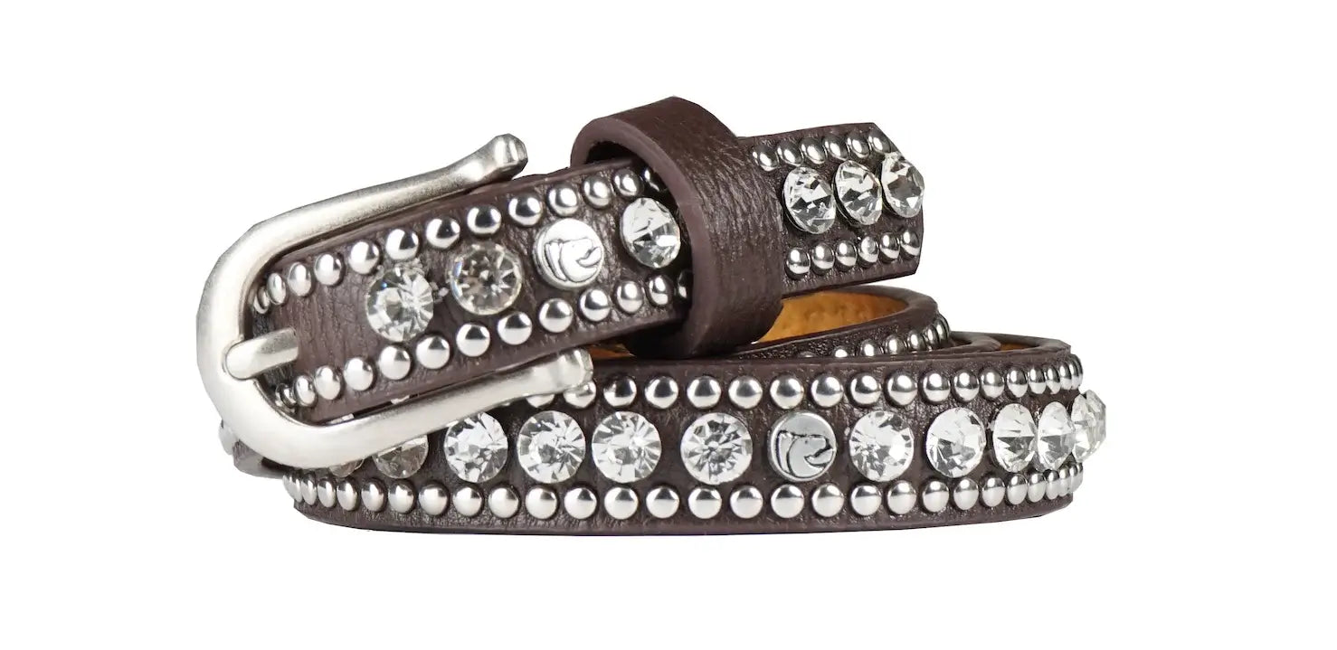 Horka Bälte Läder Dam - Brun