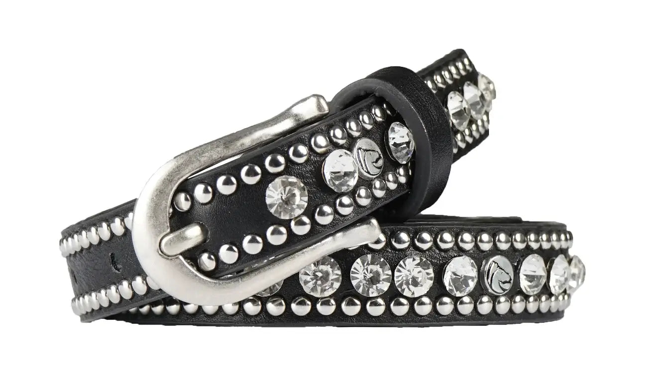 Horka Bälte Läder Dam - Svart