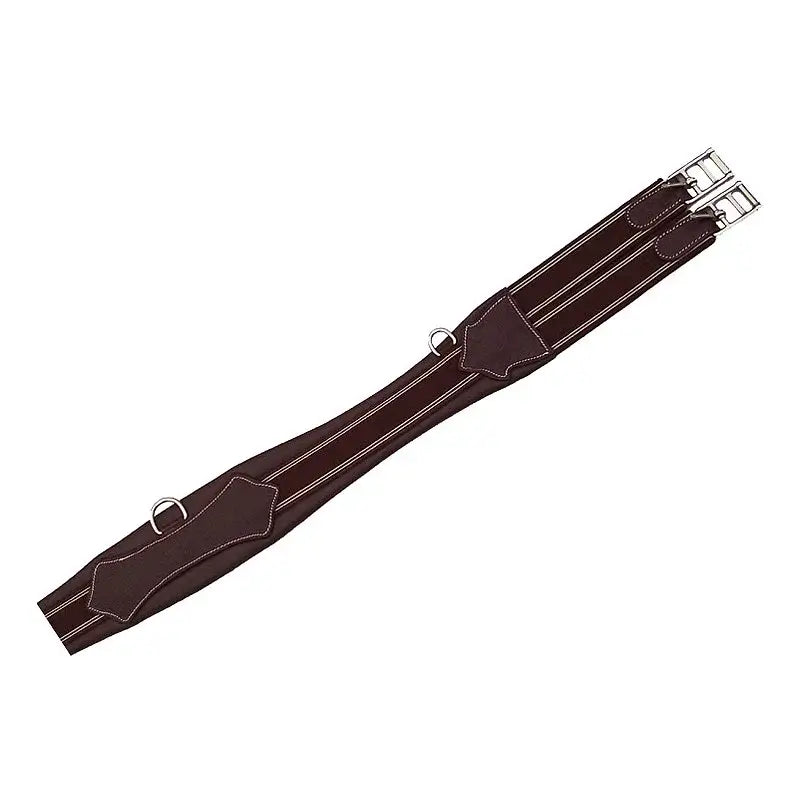 Horka Lädergjord för hopp- / allroundsadel - Brun/Silver