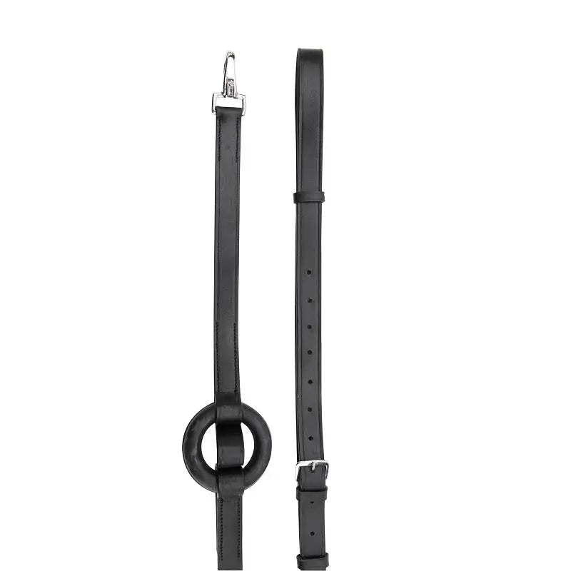 Horka Läderhjälptygel med gummiring