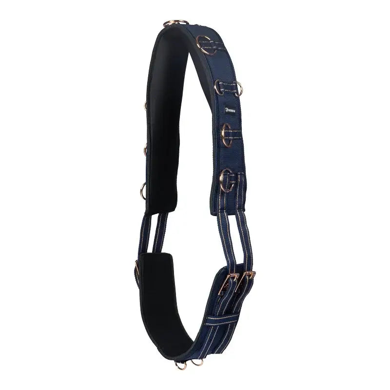 Horka Nylon longeringsgjord (Pony) - Marinblå