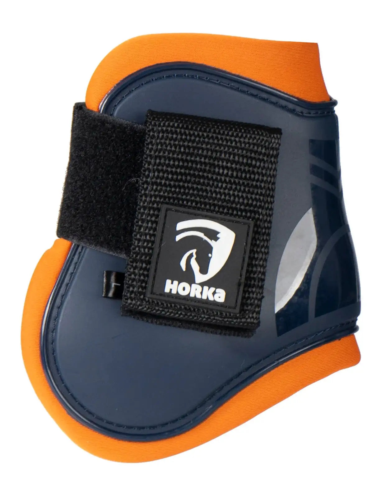 Horka PVC-kotskydd - Marinblå/Orange