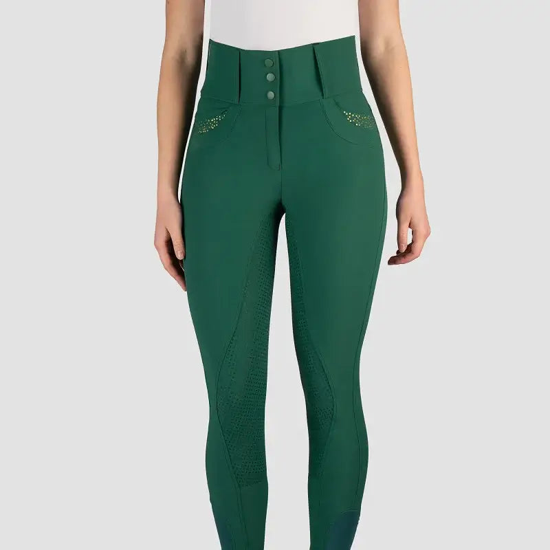Horka Ridbyxor Elegance Dam - Grön