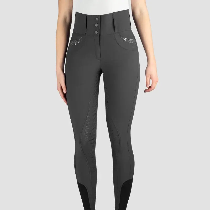 Horka Ridbyxor Elegance Dam - Mörkgrå