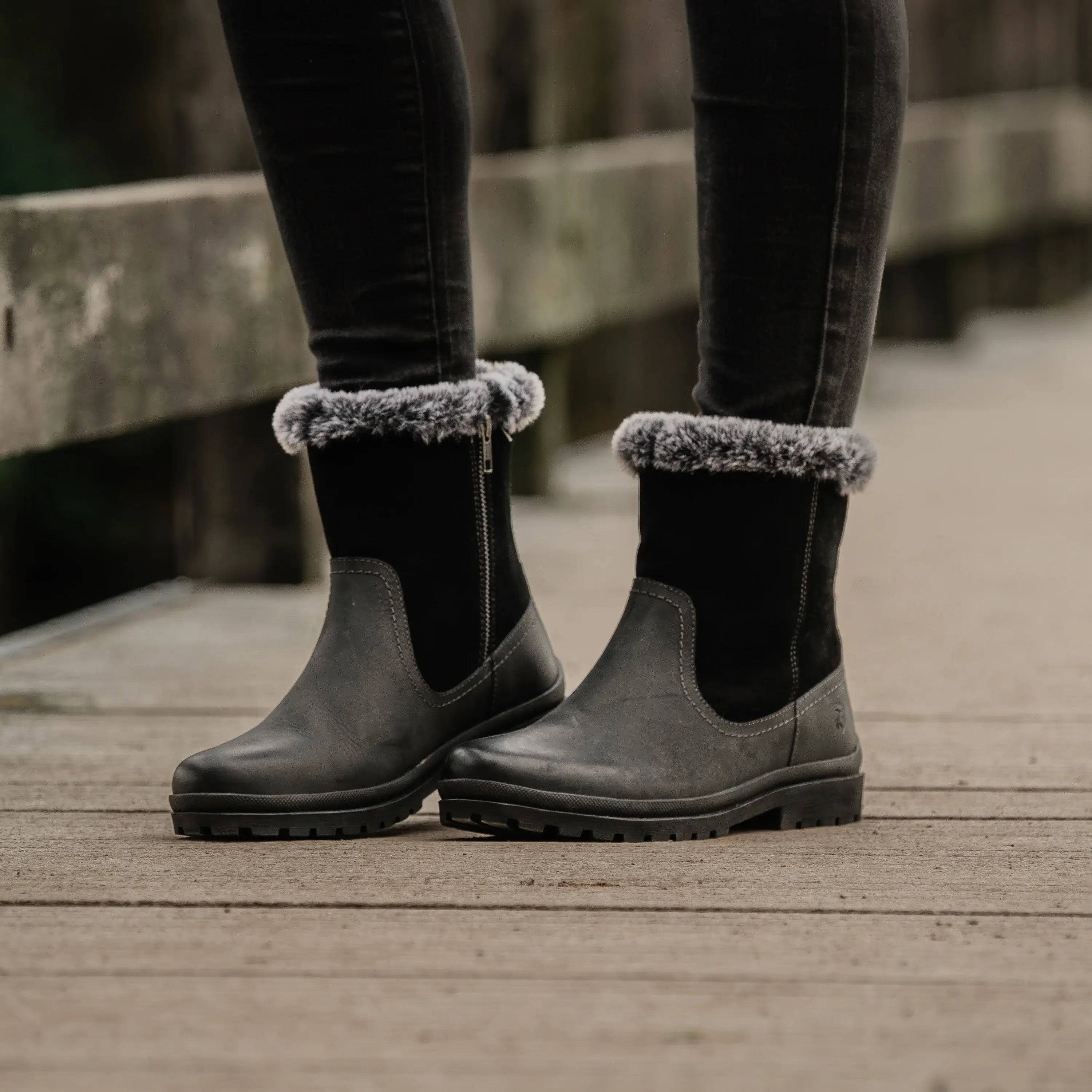 Horka Ridstövlar Winsford Dam - Svart