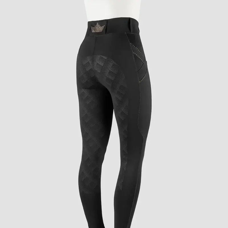 Horka Ridtights Momentum Barn - Svart/Rosé
