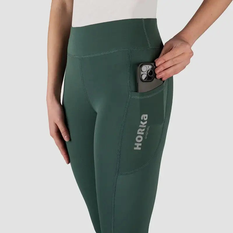 Horka Ridtights Originals Barn - Grön
