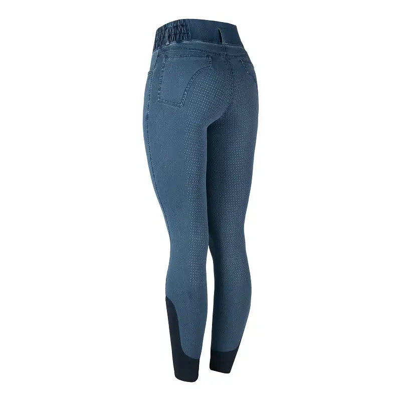 Horka Denim Ridtights Laura Dam - Blå