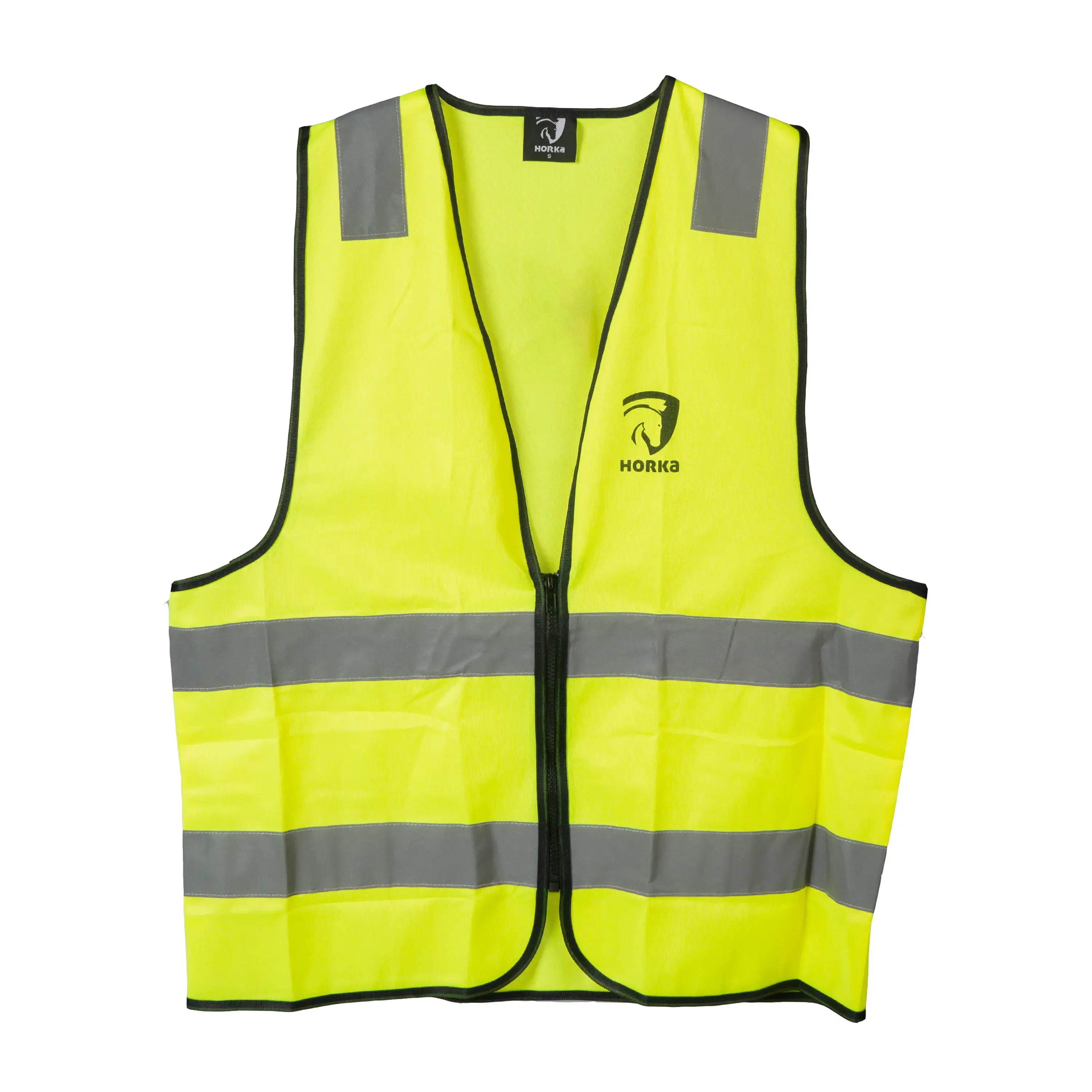 Horka Reflekterande säkerhetsväst med dragkedja