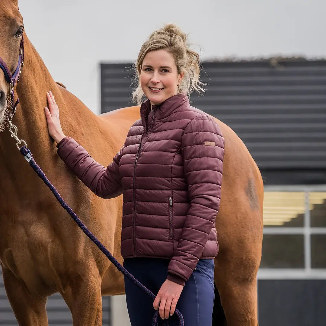 Horka Sportjacka Emerald - Burgundy