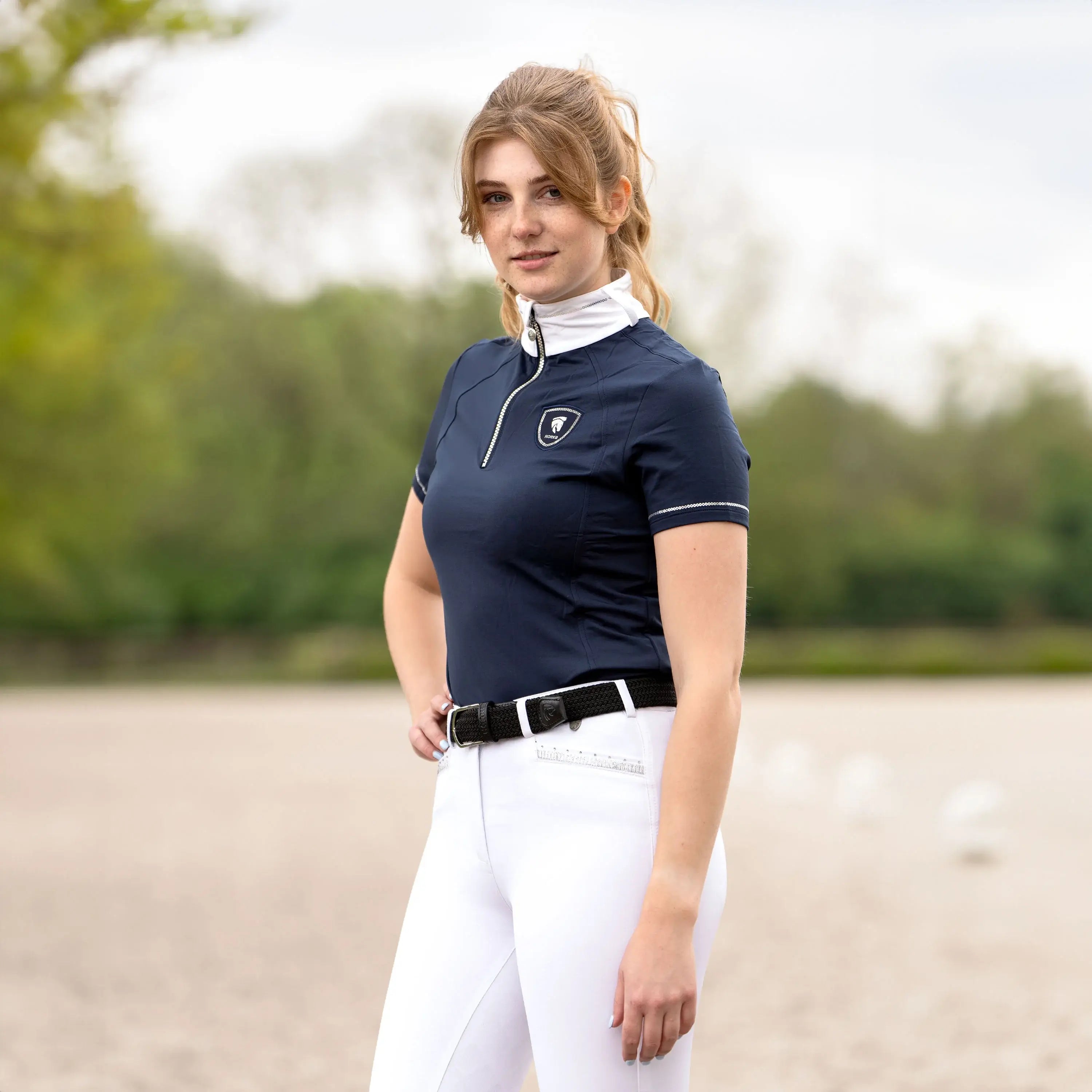 Horka Tävlingsskjorta Starlight Dam - Marinblå