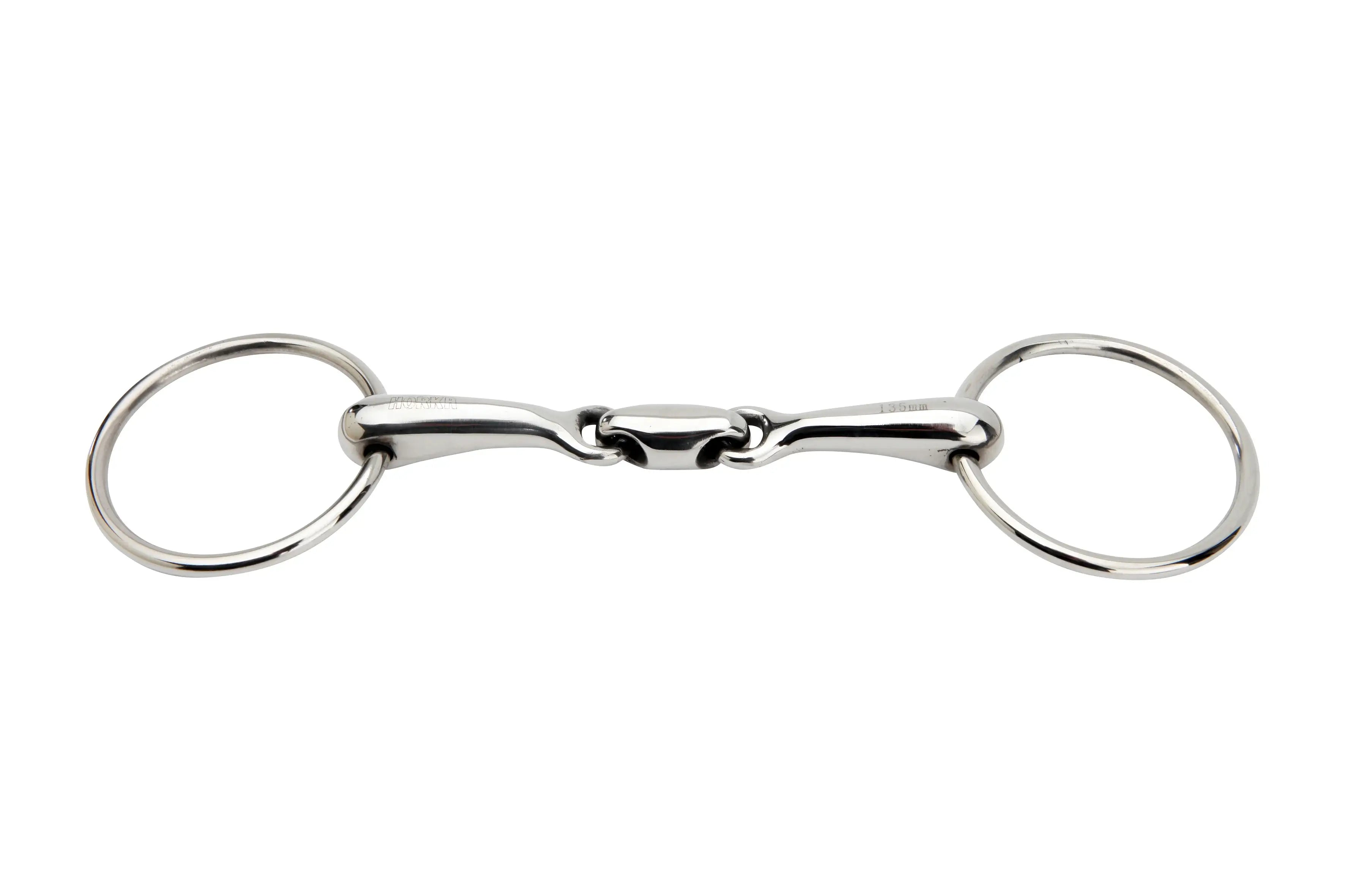 Horka Tredelat bett med lösa ringar rostfritt stål 16mm