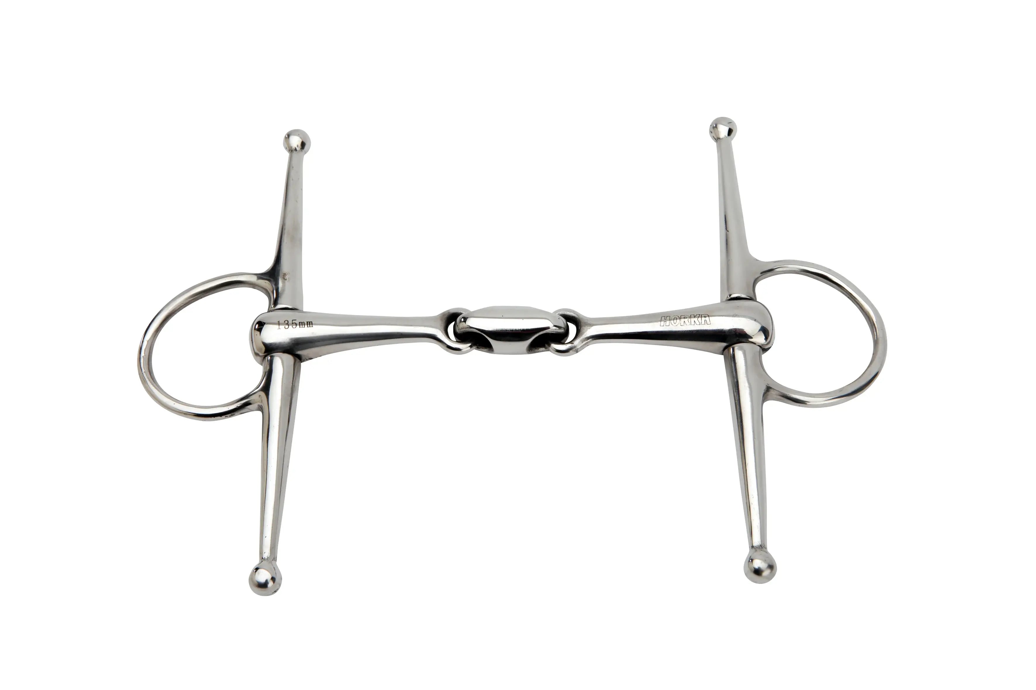 Horka Tredelat fullcheek-bett i rostfritt stål 18mm