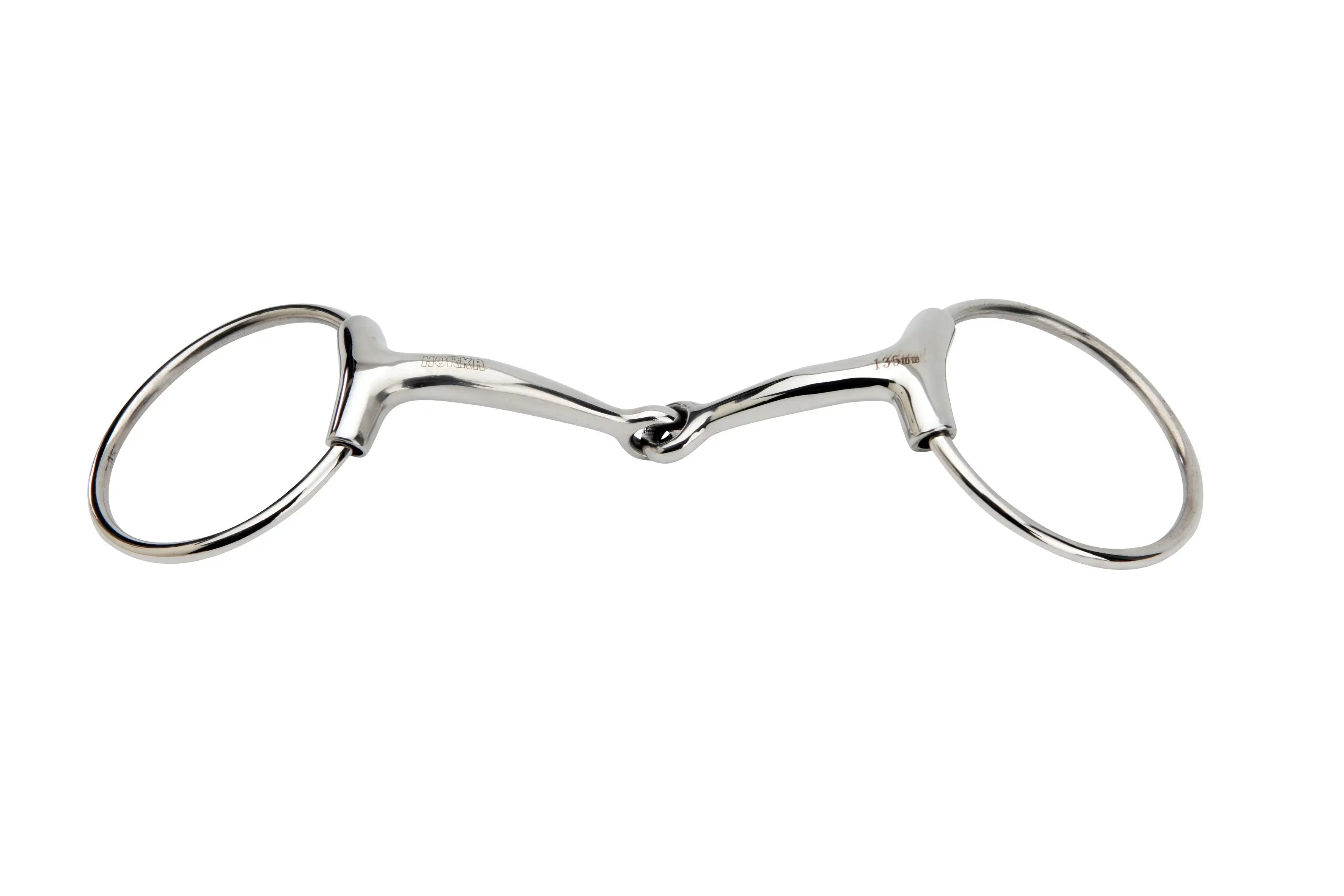 Horka Tvådelat bett med lösa ringar (Plus-modell) 14mm