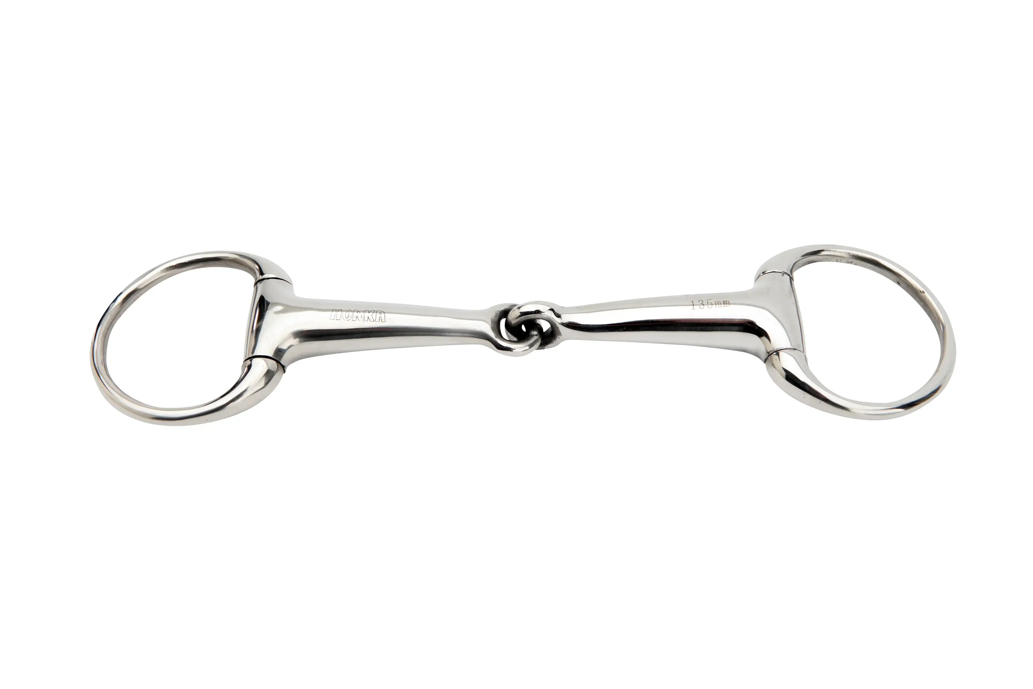 Horka Tvådelat eggbett 16mm med ringar 55/70mm ihåligt