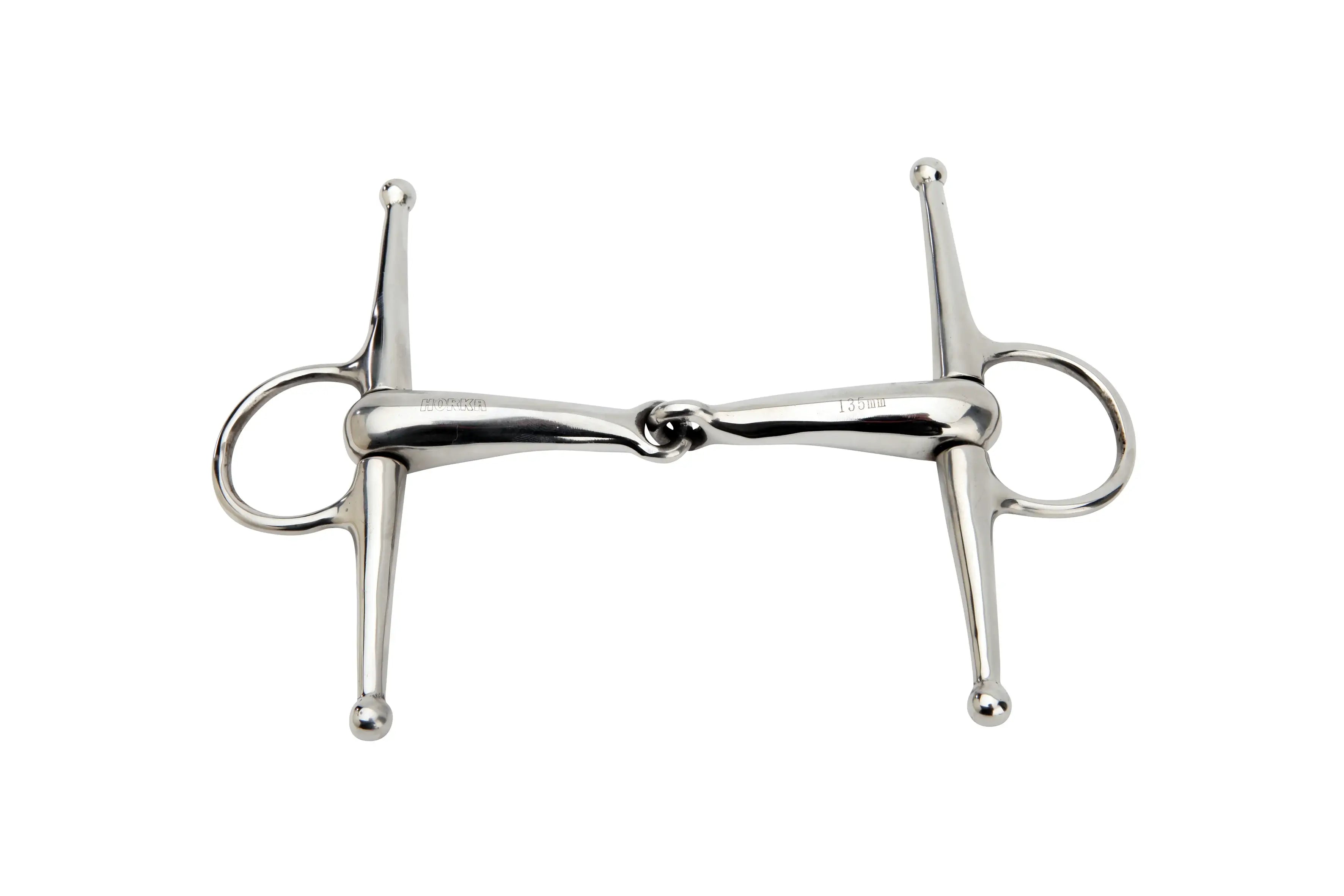 Horka Tvådelat fullcheek-bett i rostfritt stål 19mm