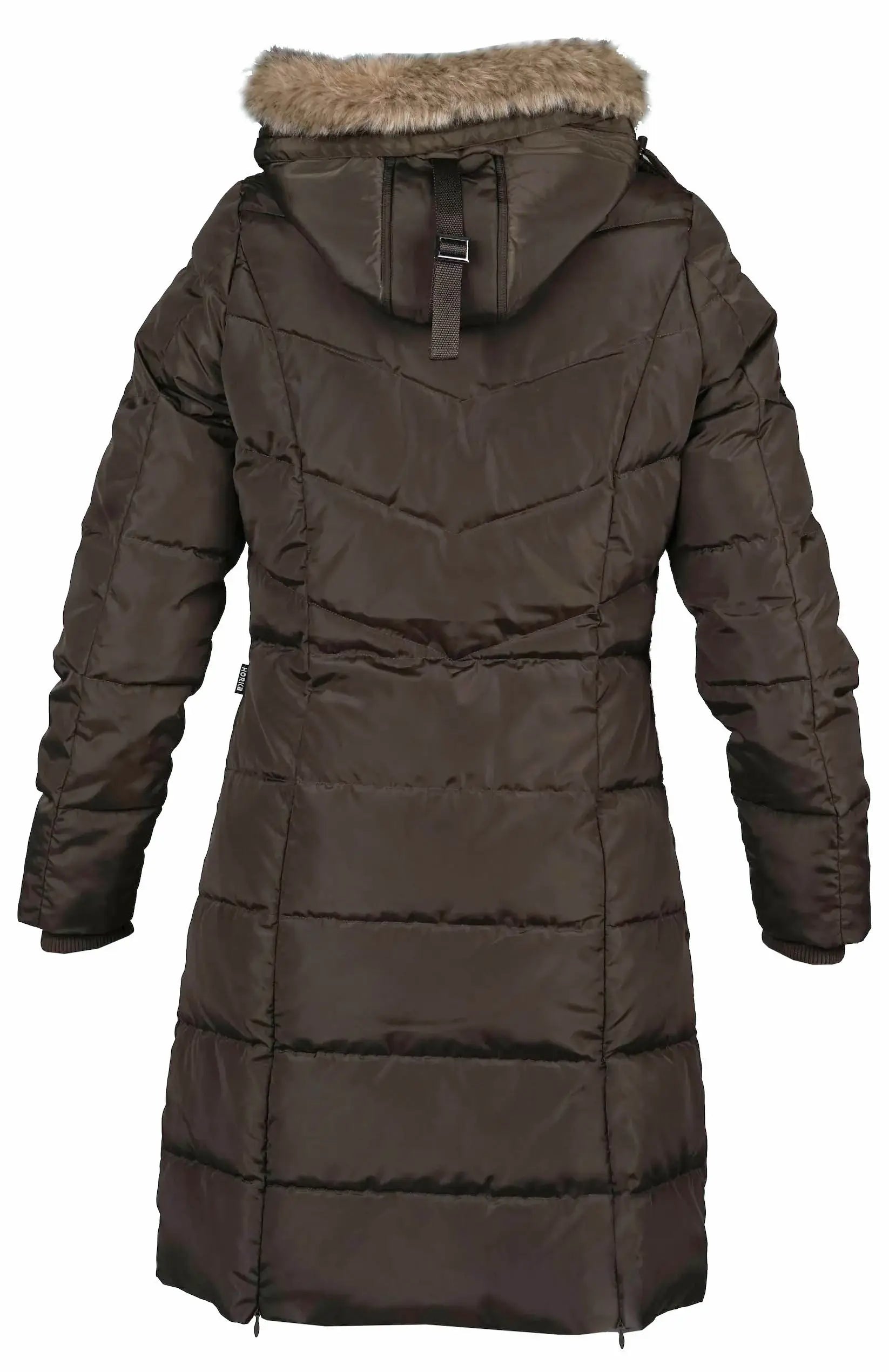 Horka Lång Vinterjacka Glacier - Taupe