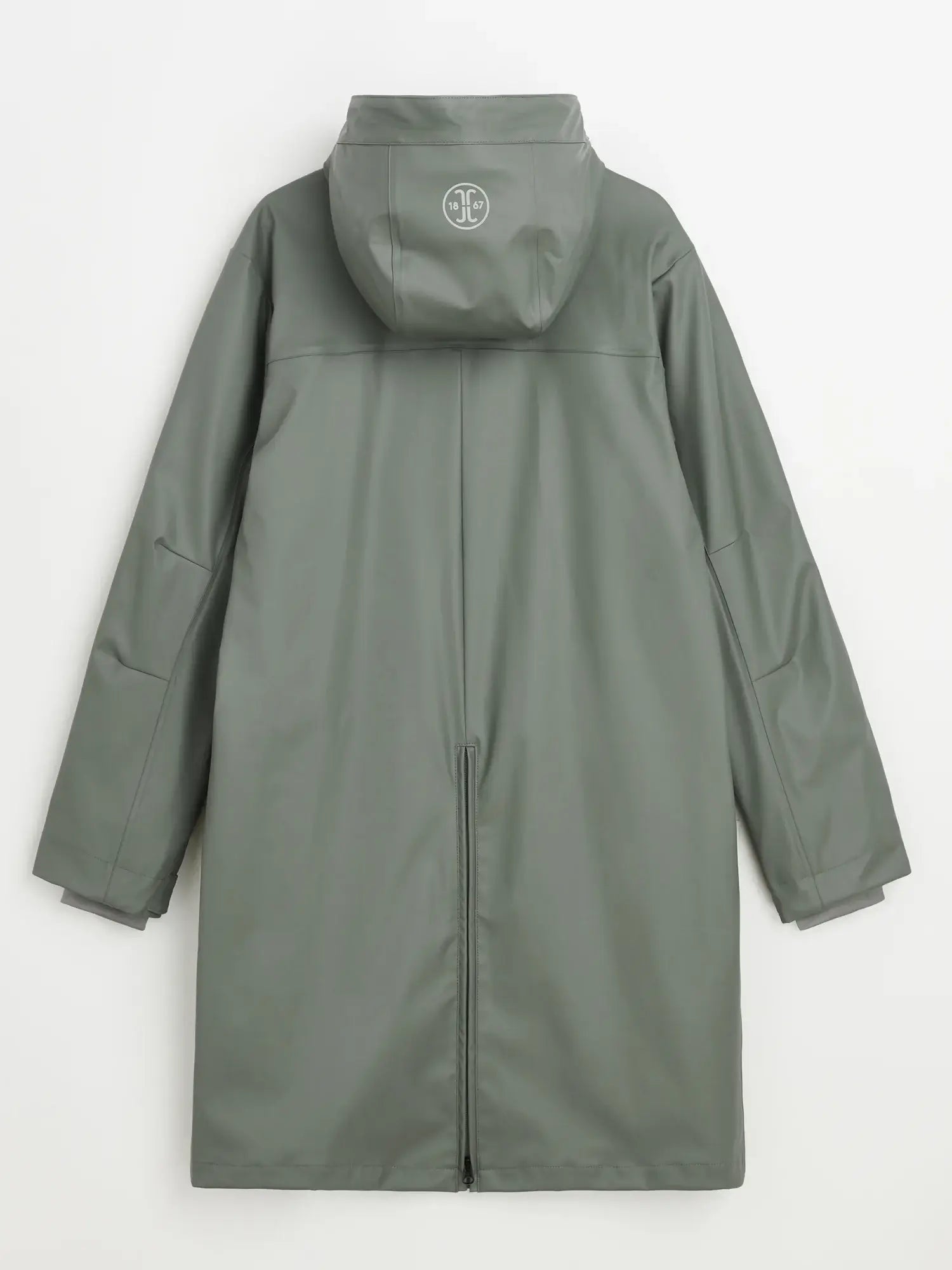 Jacson Barbro Fleecefodrad Regnkappa - Grå