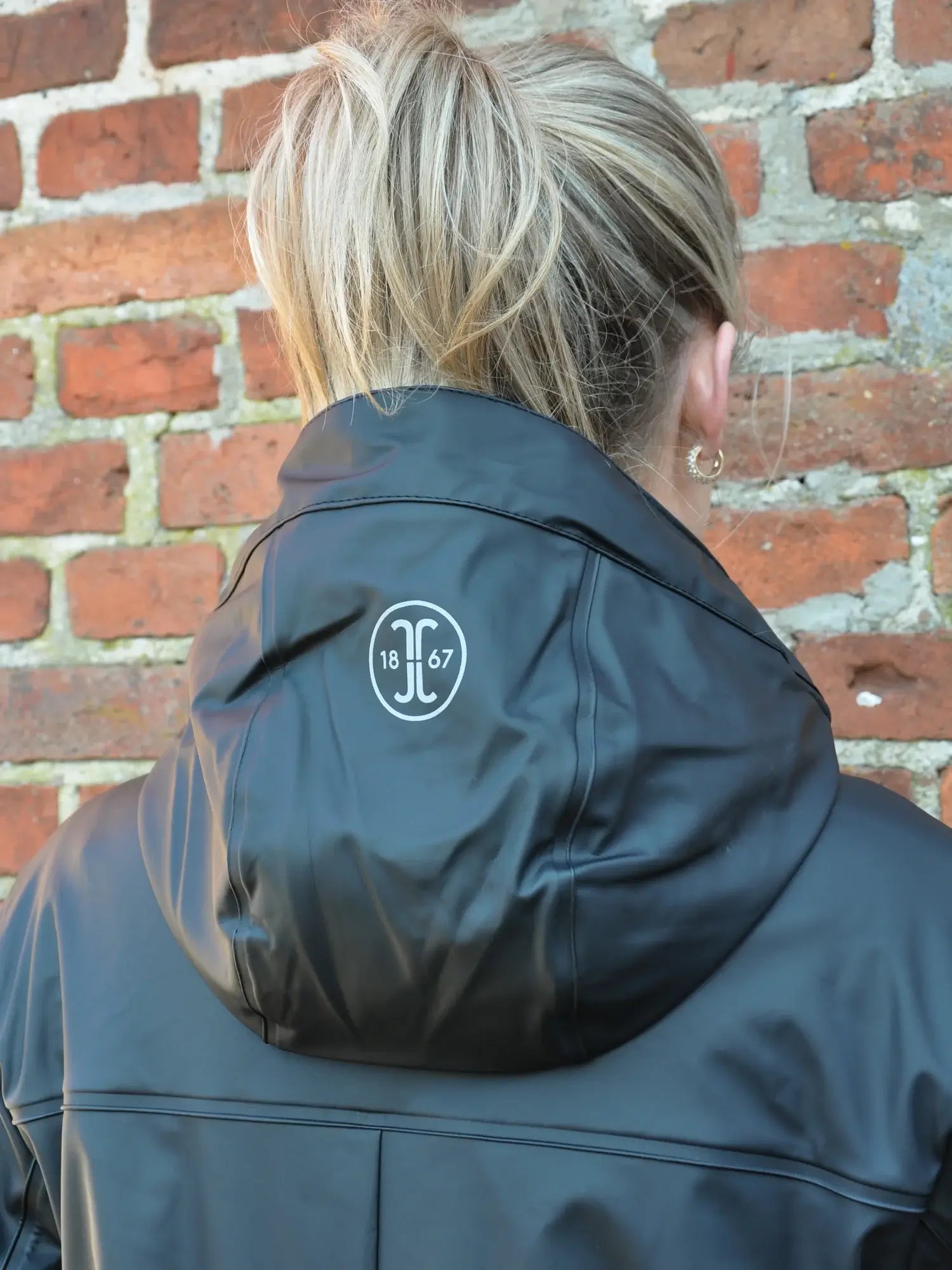 Jacson Barbro Fleecefodrad Regnkappa - Svart