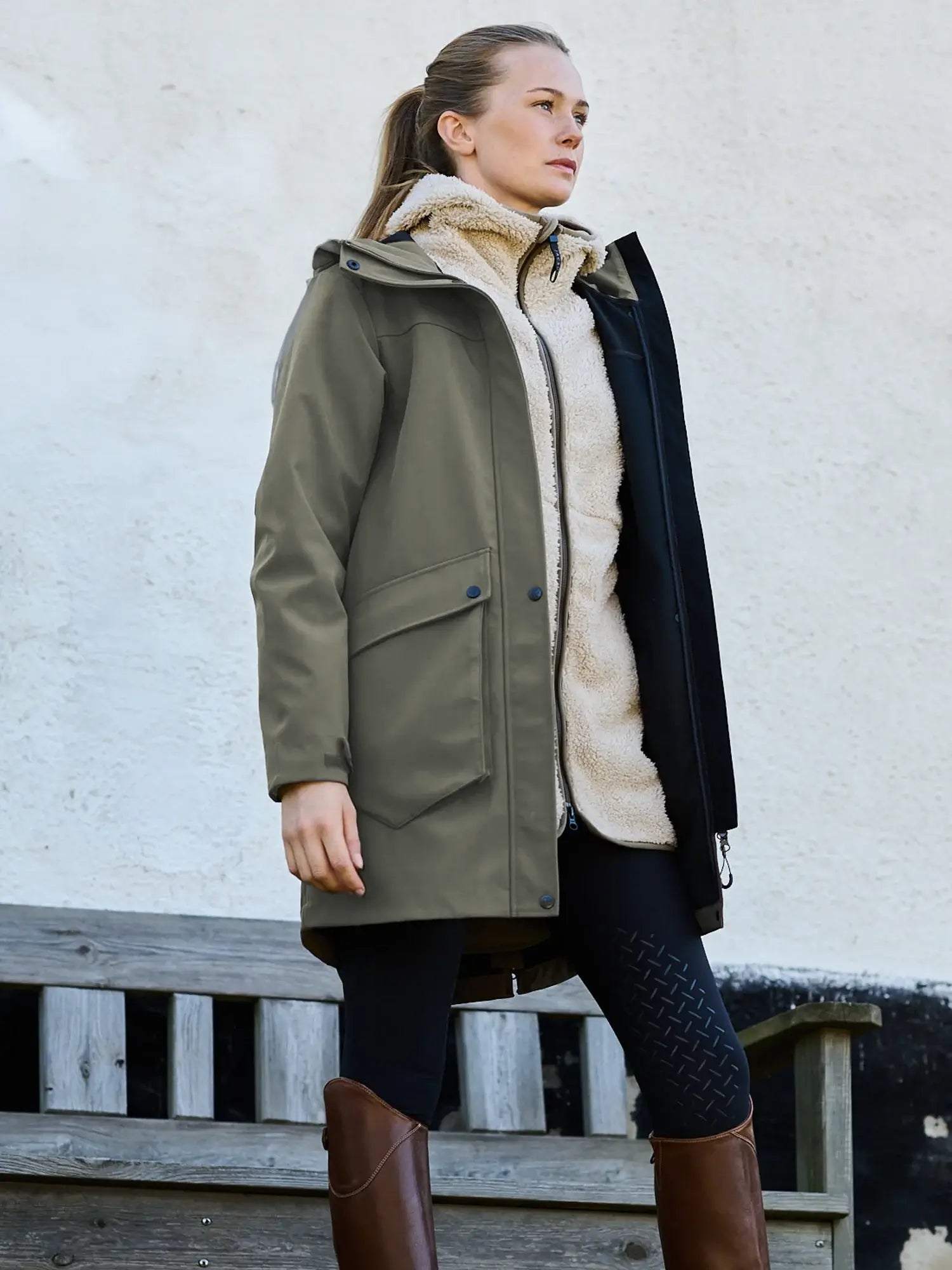 Jacson Bodil Softshell Ridjacka - Grön