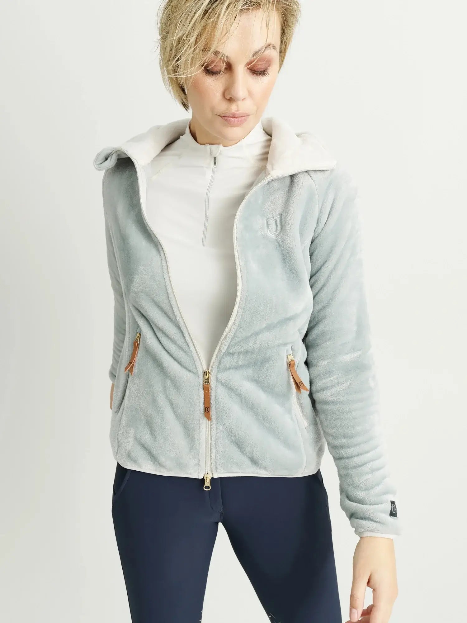 Jacson Dagmar Softpiletröja - Blå