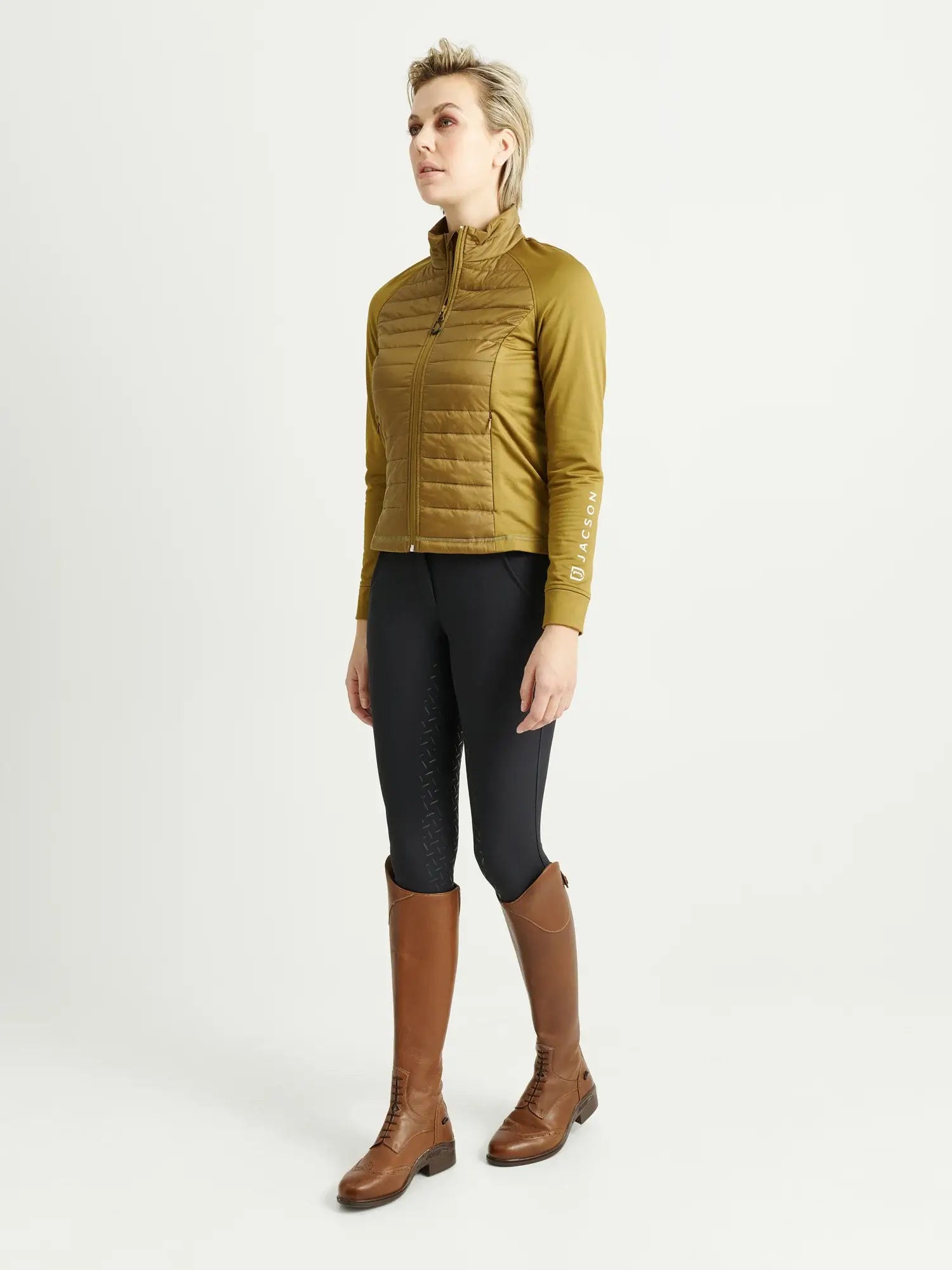 Jacson Hanna Hybrid Ridjacka - Grön