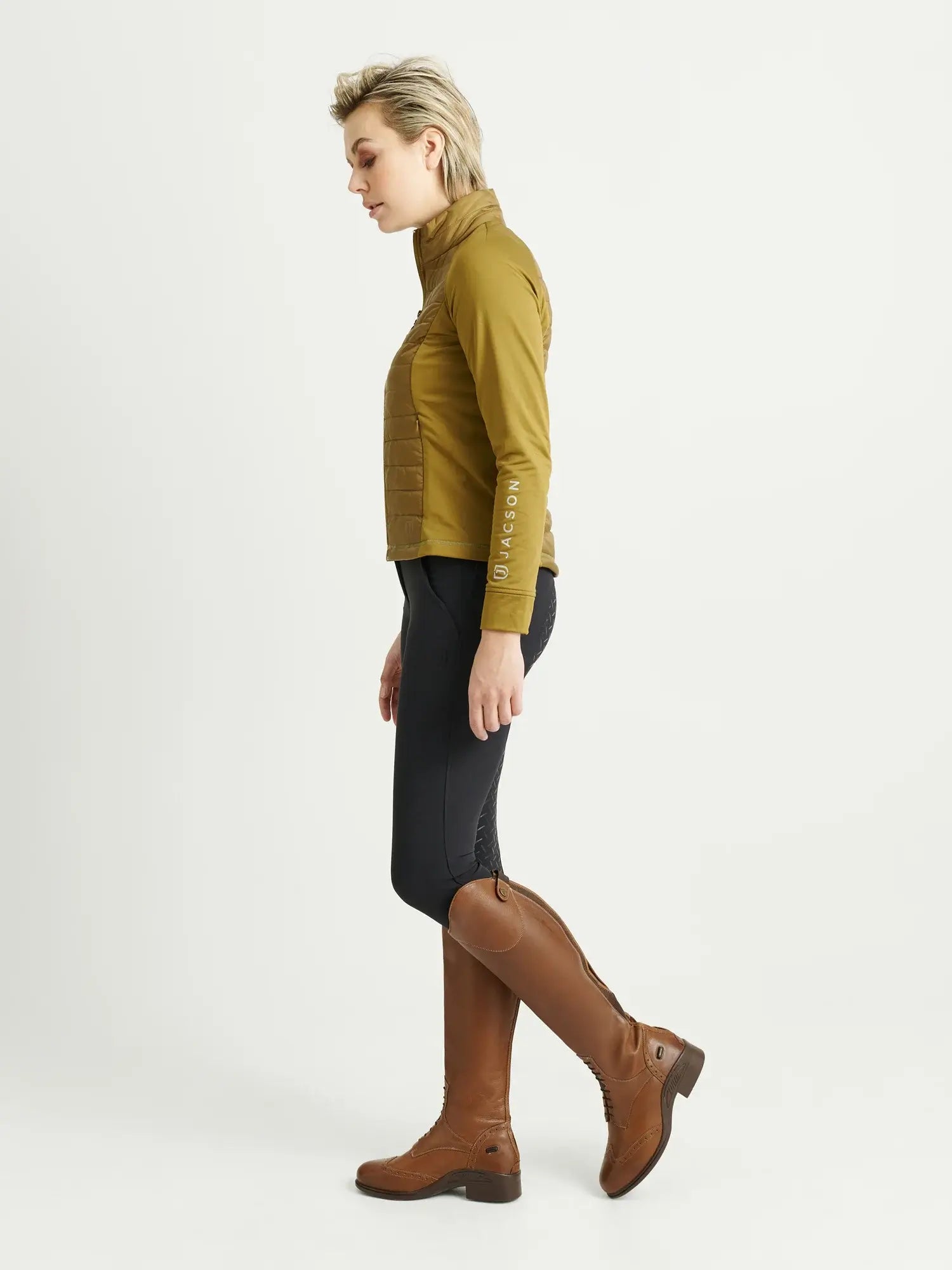 Jacson Hanna Hybrid Ridjacka - Grön