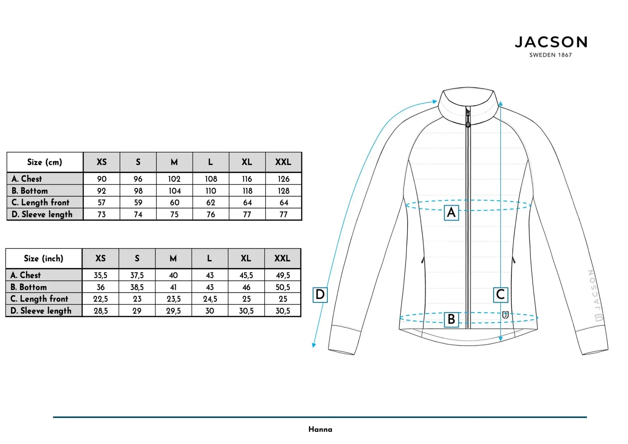 Jacson Hanna Hybrid Ridjacka - Rosa