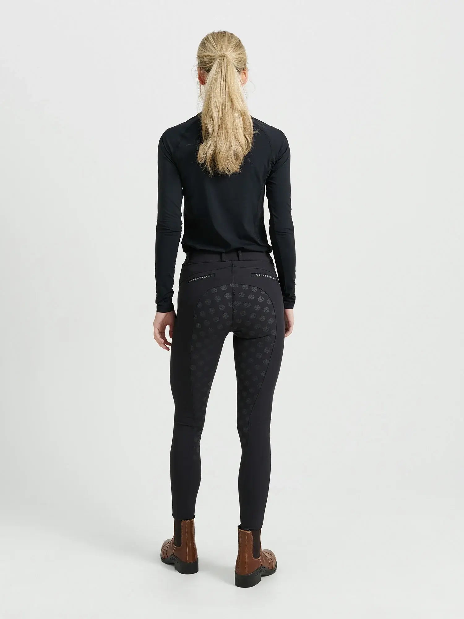 Jacson Hedvig Helskodda Ridbyxor - Svart