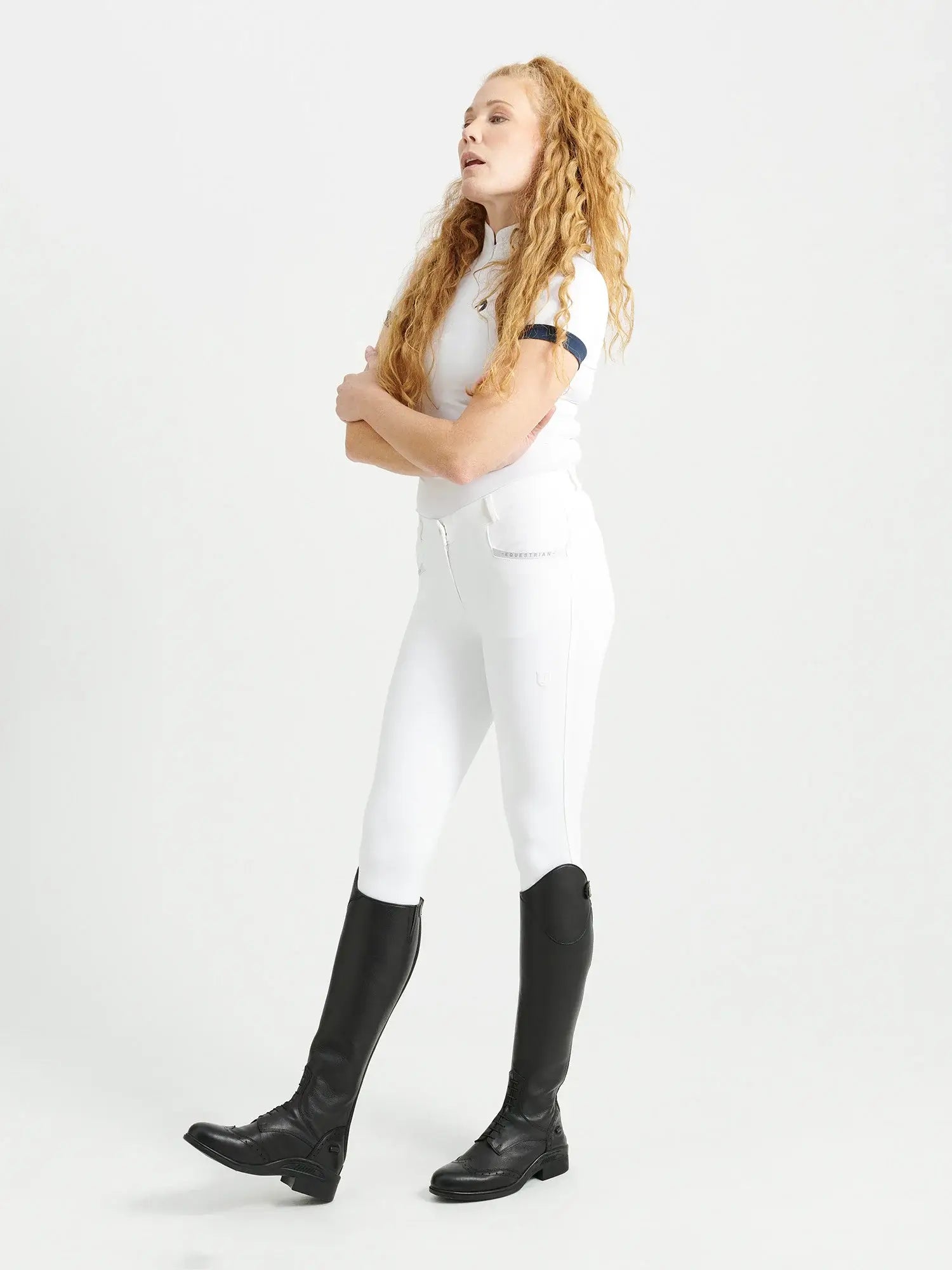 Jacson Hedvig Helskodda Ridbyxor - Vit