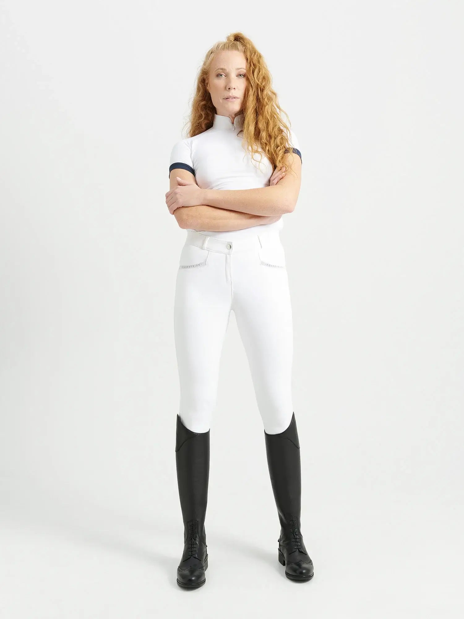 Jacson Hedvig Helskodda Ridbyxor - Vit