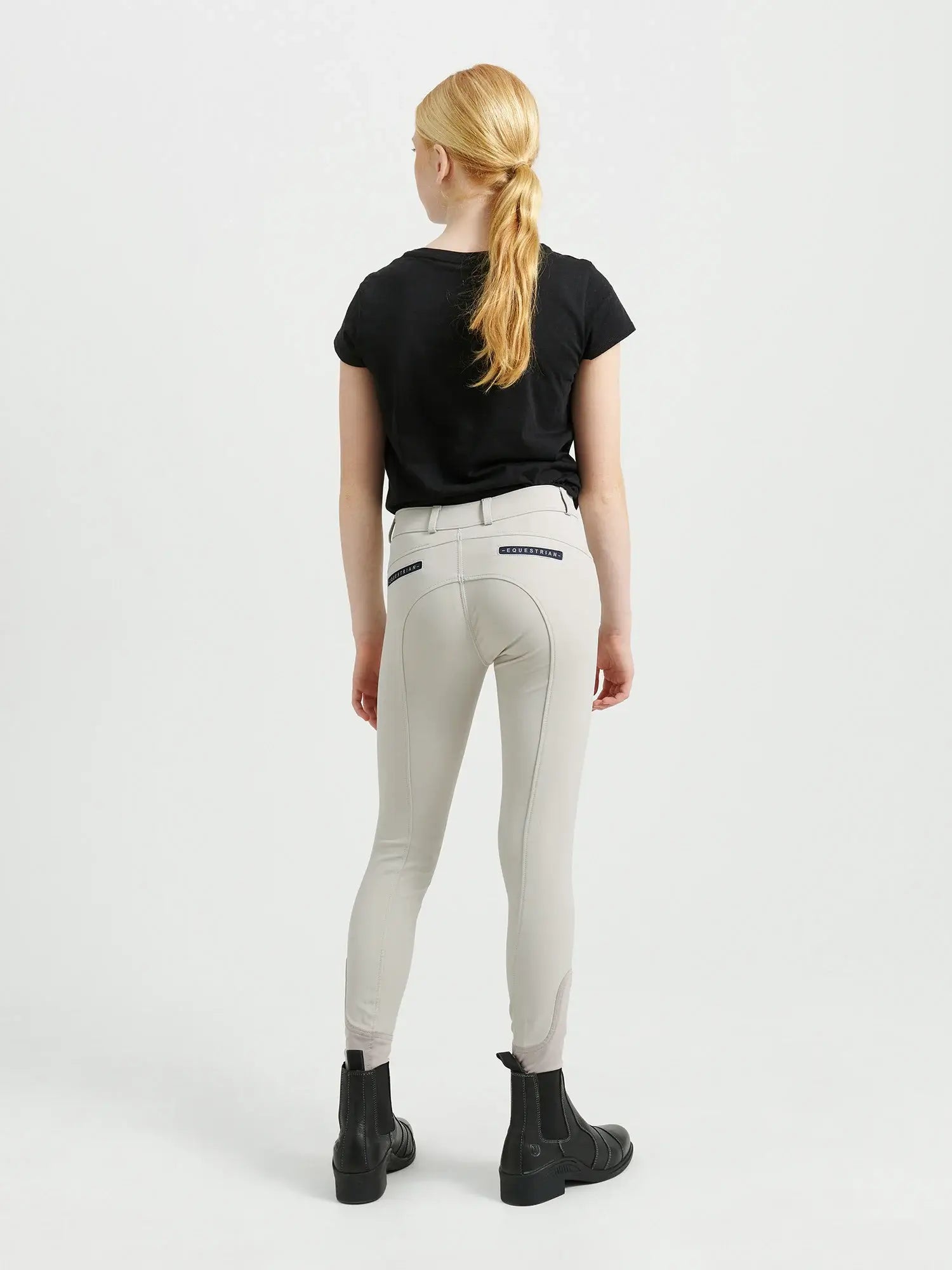 Jacson Hedvig Knäskodda Ridbyxor Junior - Beige