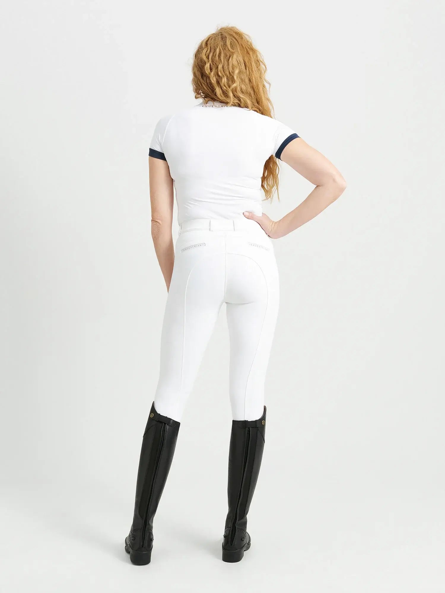 Jacson Hedvig Knäskodda Ridbyxor - Vit