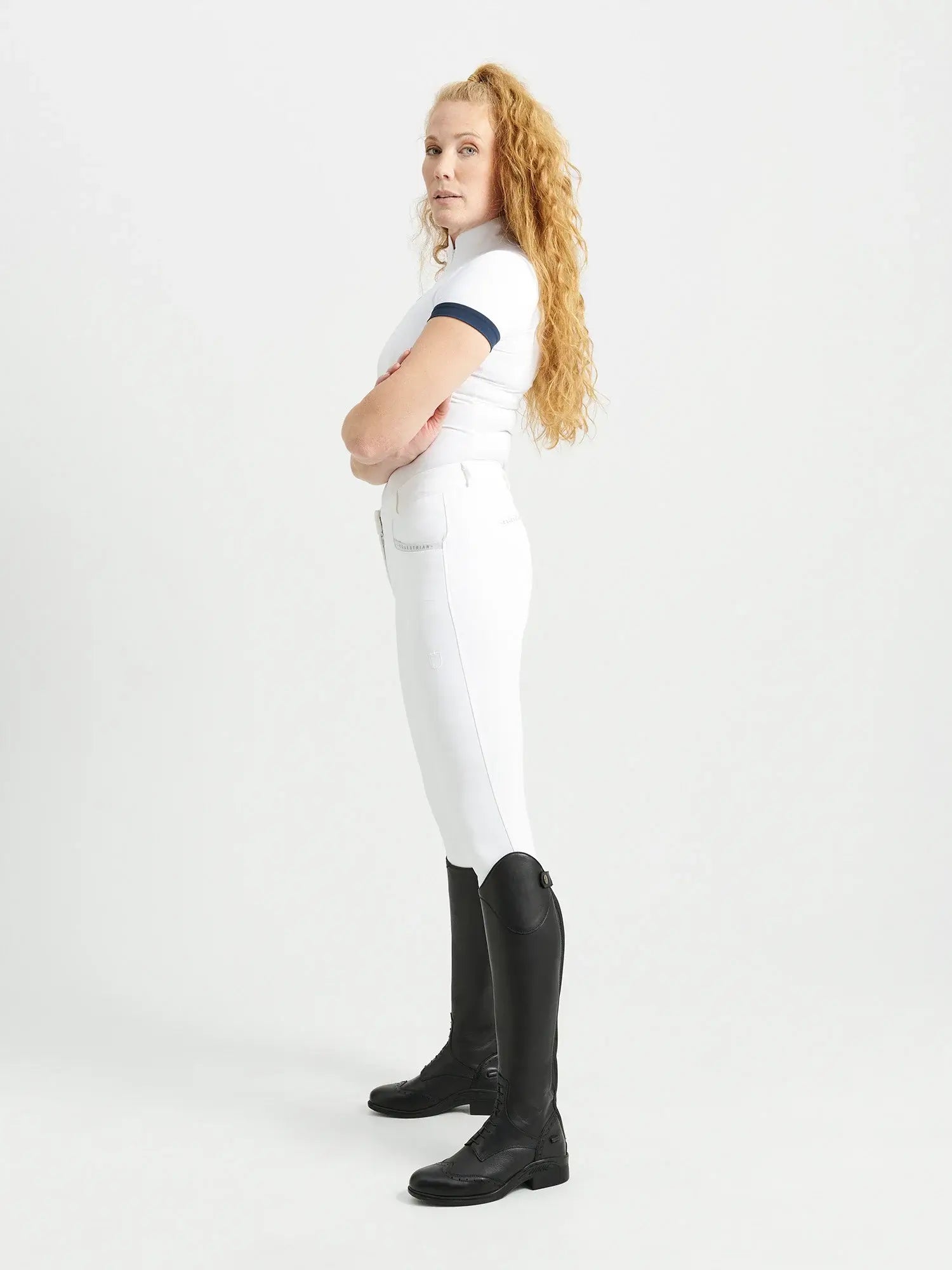 Jacson Hedvig Knäskodda Ridbyxor - Vit