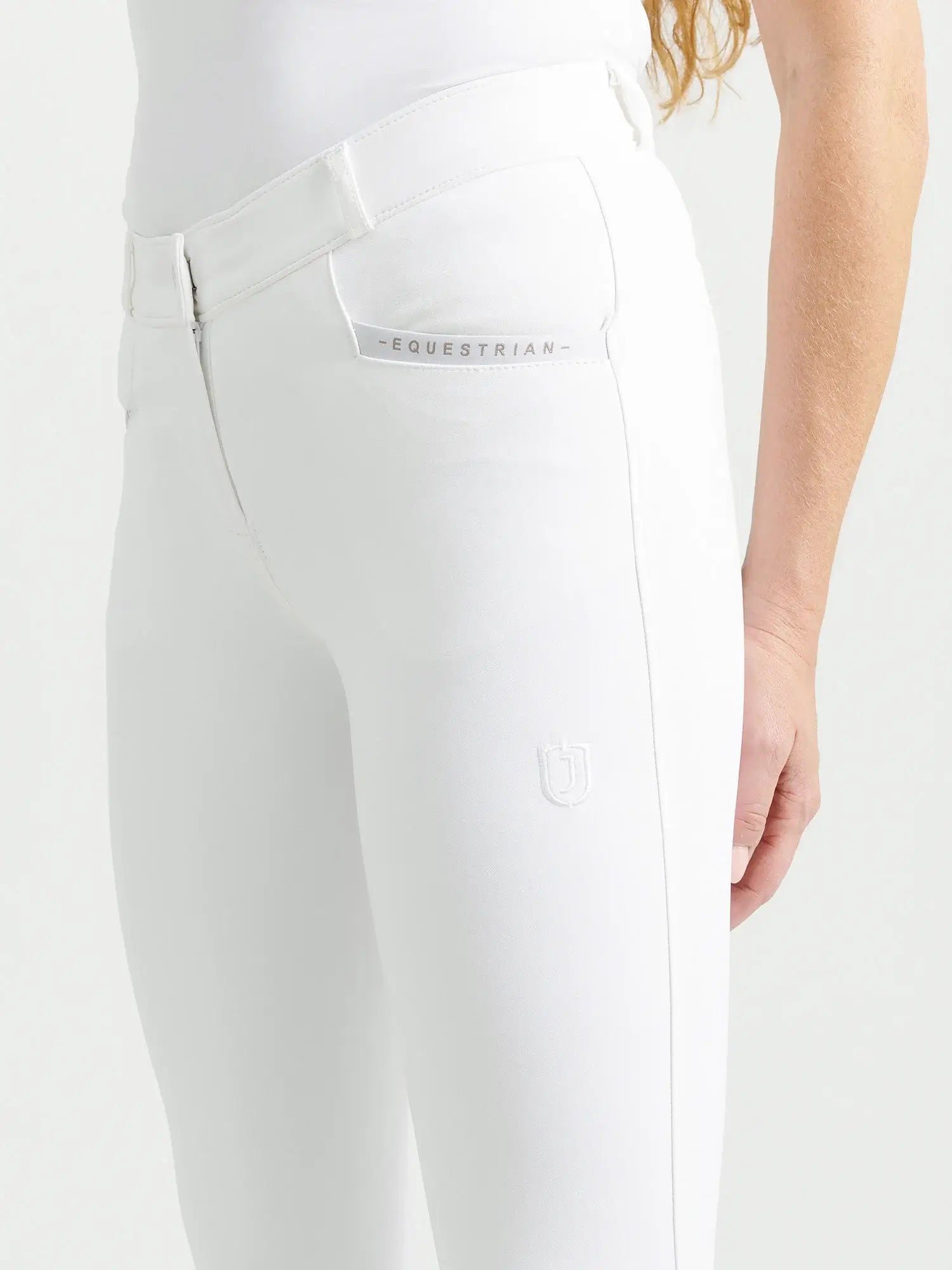 Jacson Hedvig Knäskodda Ridbyxor - Vit