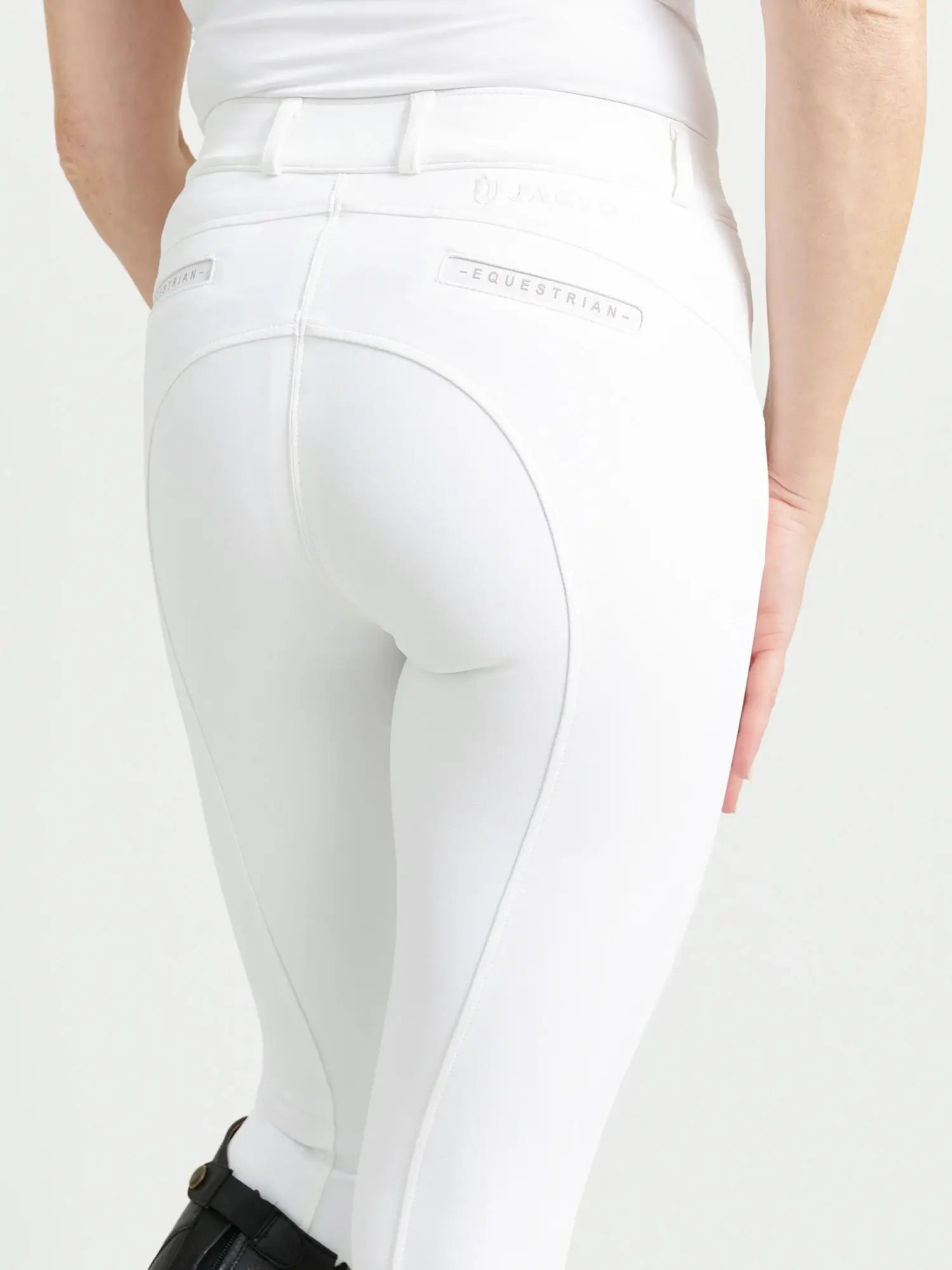 Jacson Hedvig Knäskodda Ridbyxor - Vit