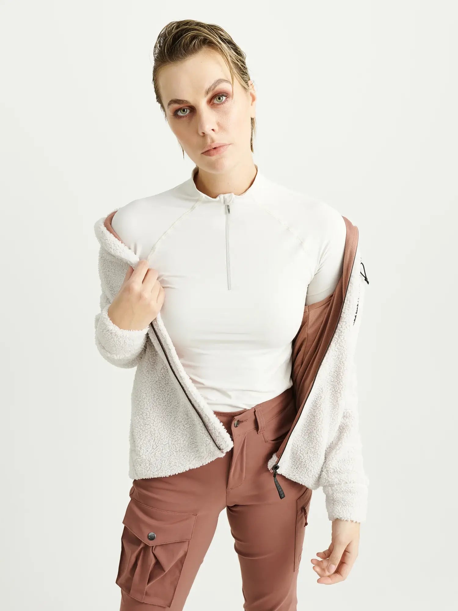 Jacson Inger Ridtröja I Fleece - Grå