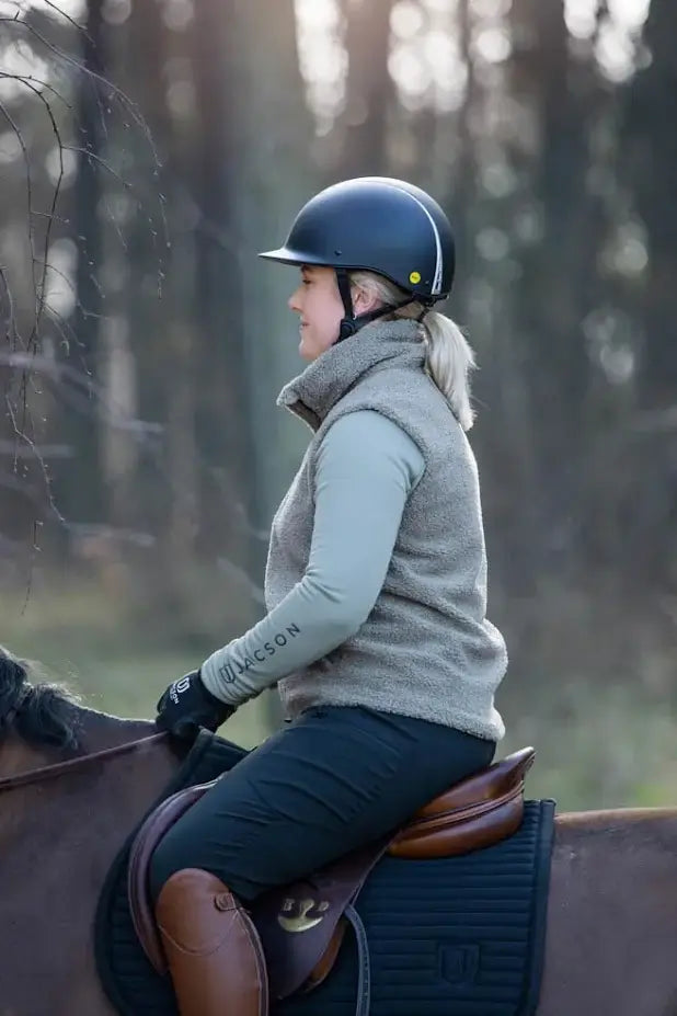 Jacson Inger Ridväst I Fleece - Beige