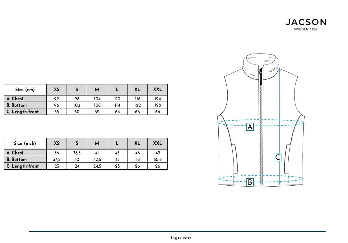 Jacson Inger Ridväst I Fleece - Beige