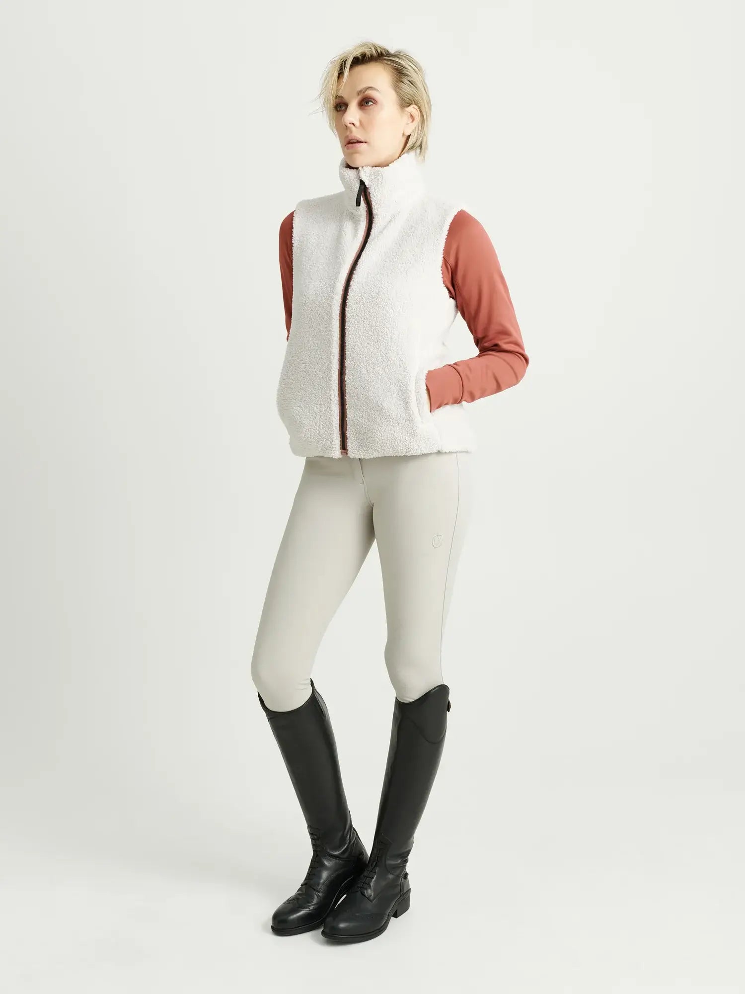 Jacson Inger Ridväst I Fleece - Grå