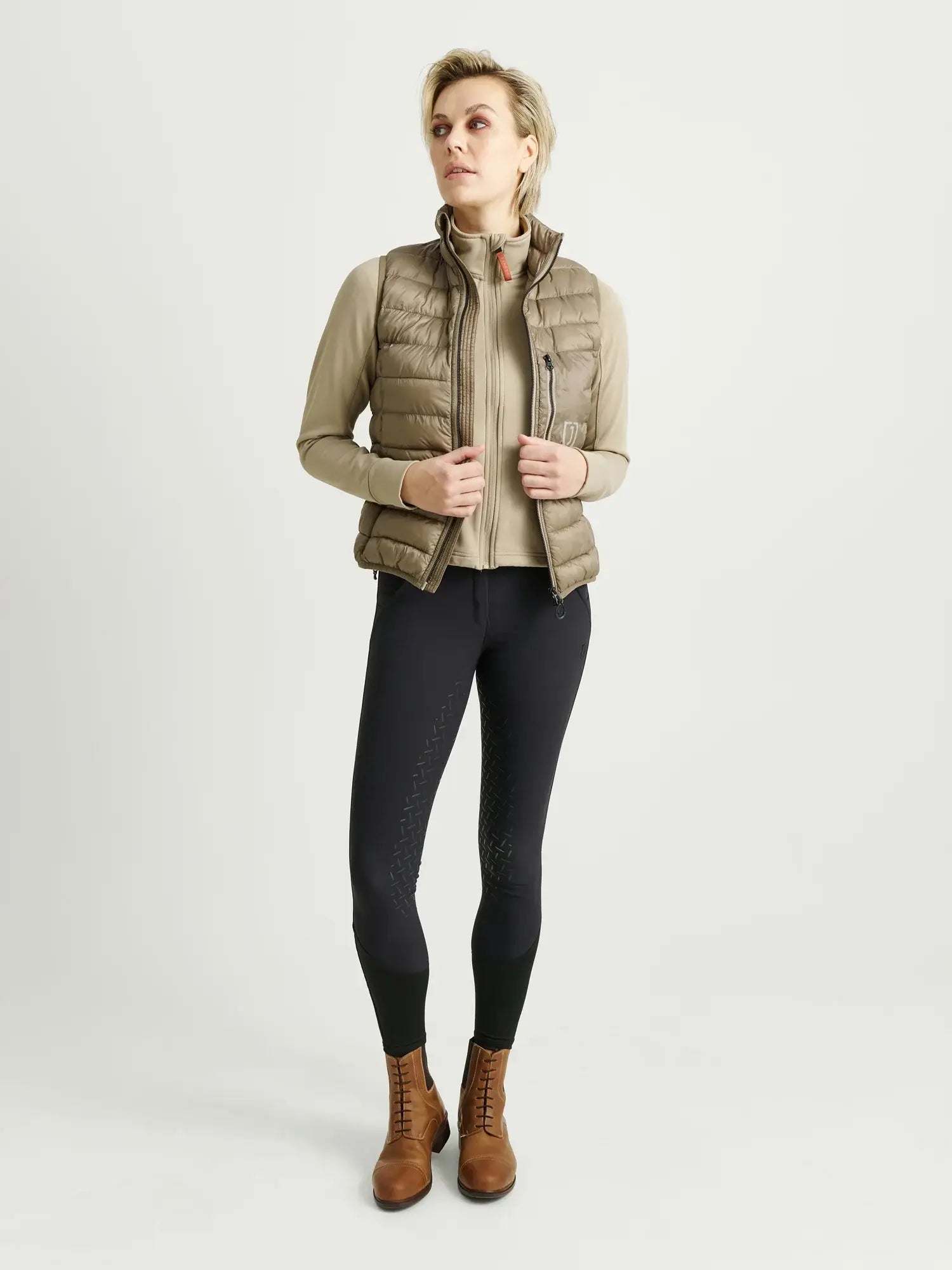 Jacson Lena Ridväst Lättvikt - Beige