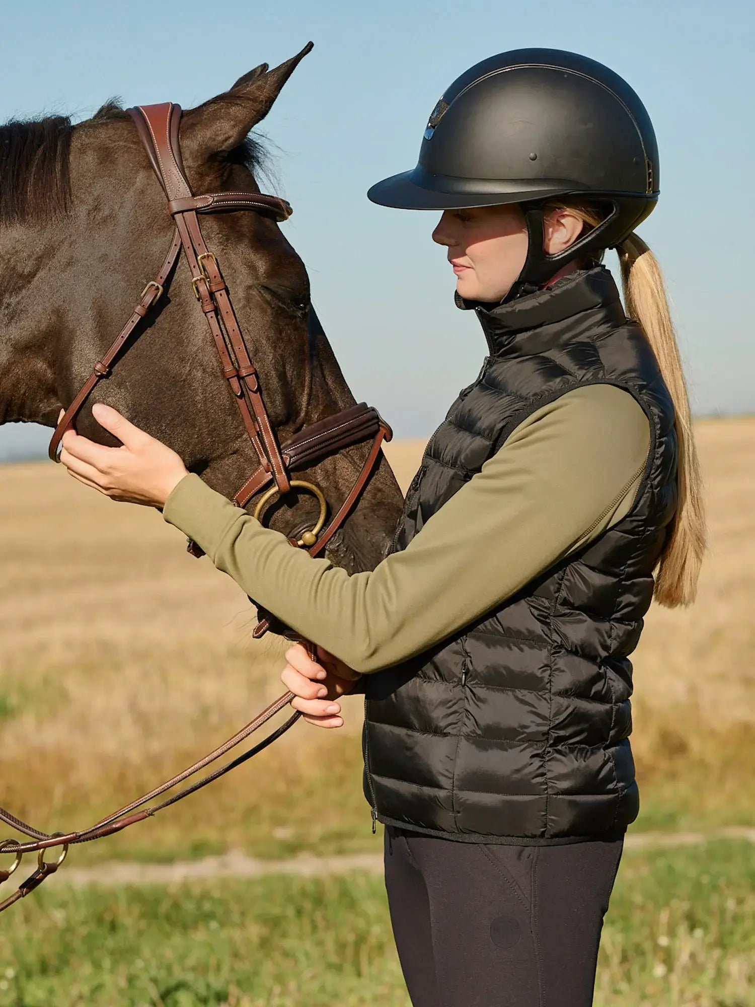 Jacson Lena Ridväst Lättvikt - Svart