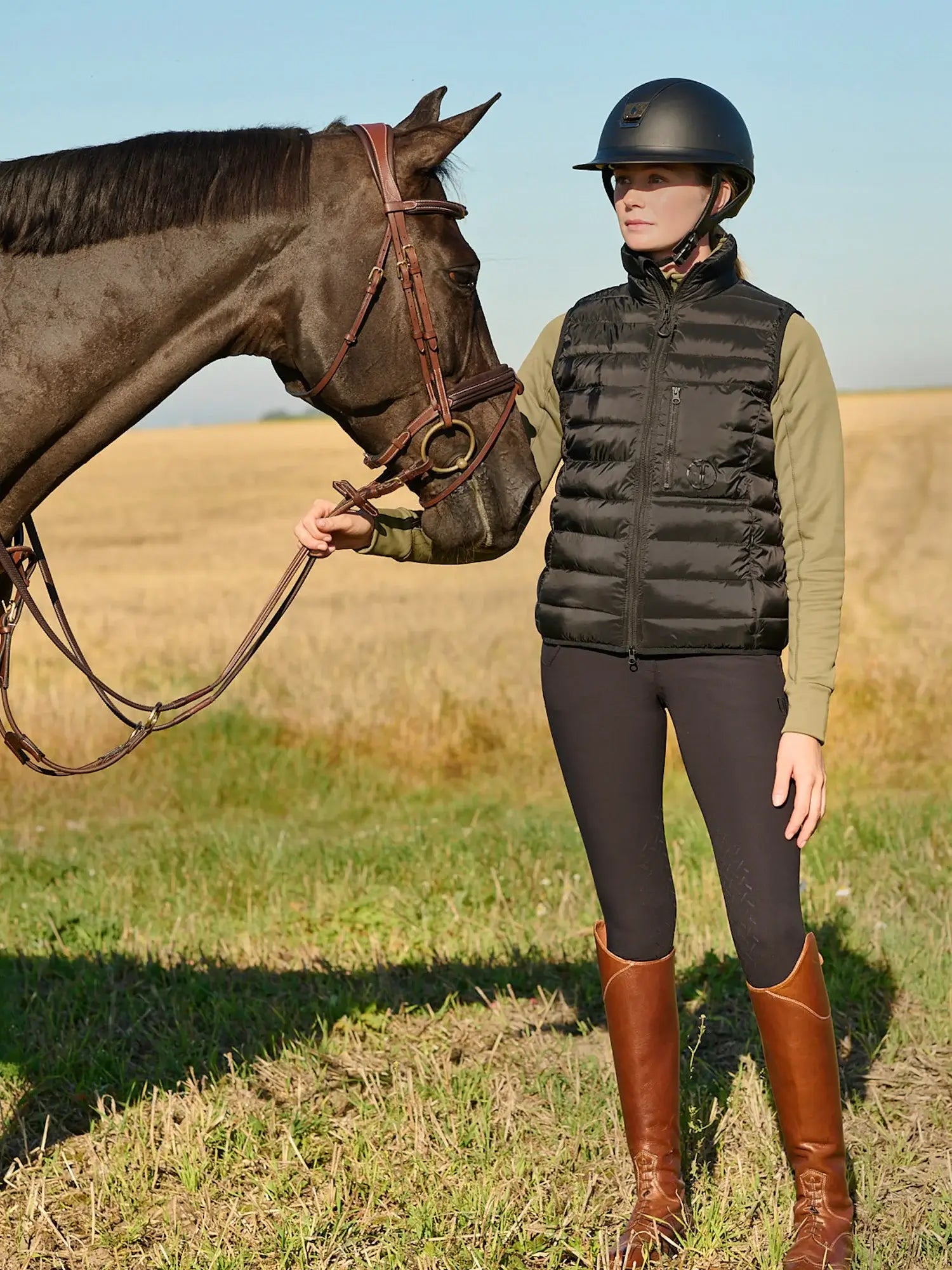 Jacson Lena Ridväst Lättvikt - Svart