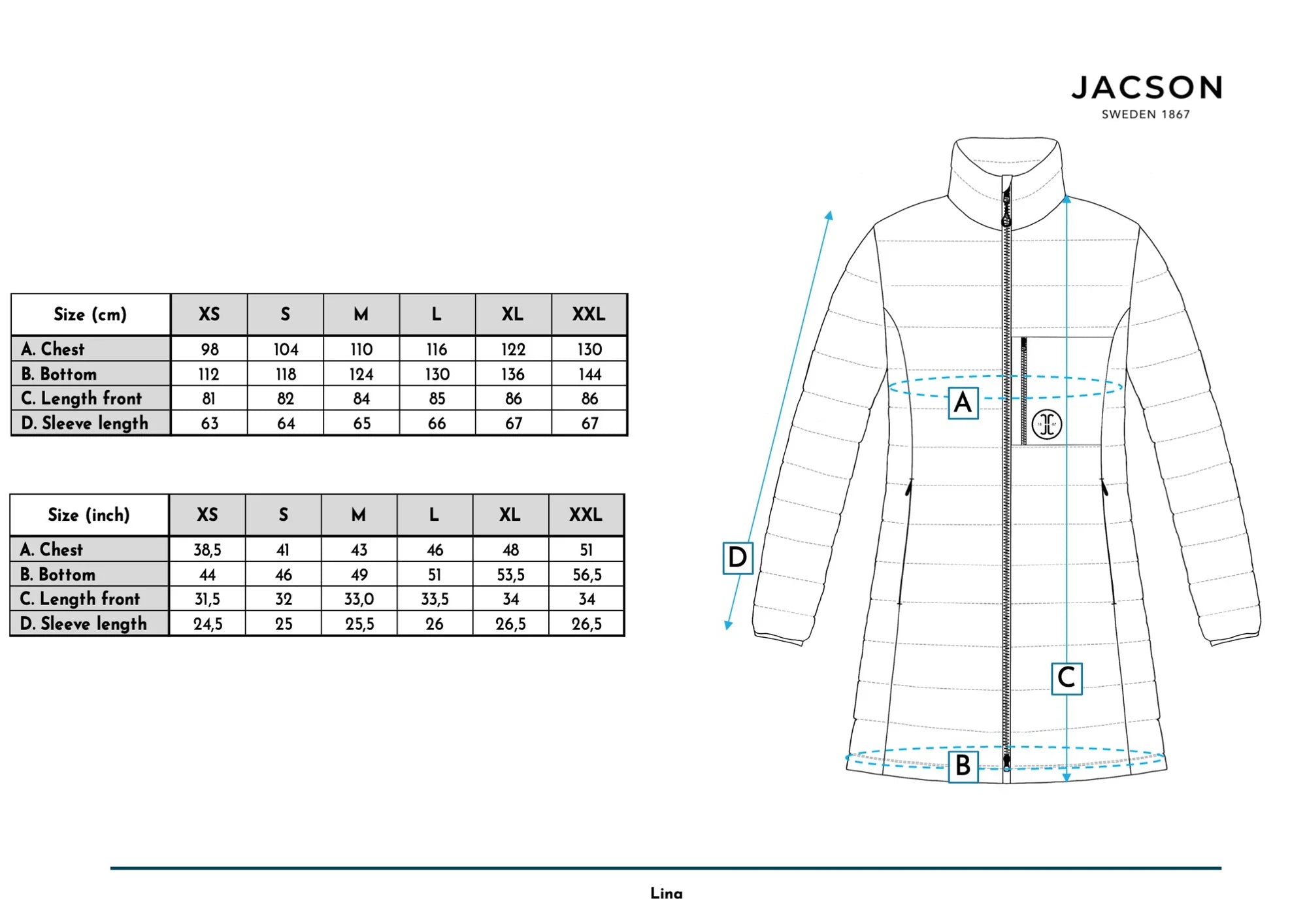 Jacson Lina Ridjacka Lättvikt - Lila