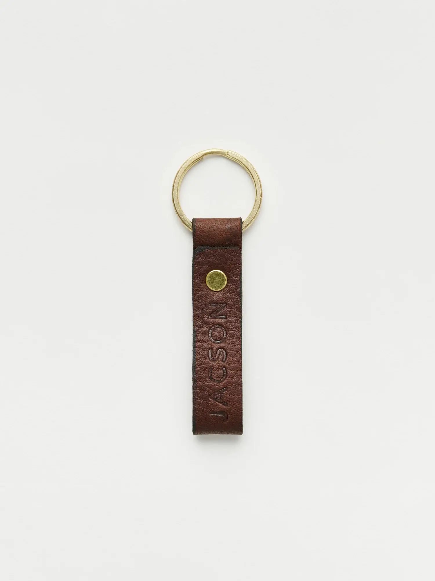 Jacson Nyckelring Läder - Brun
