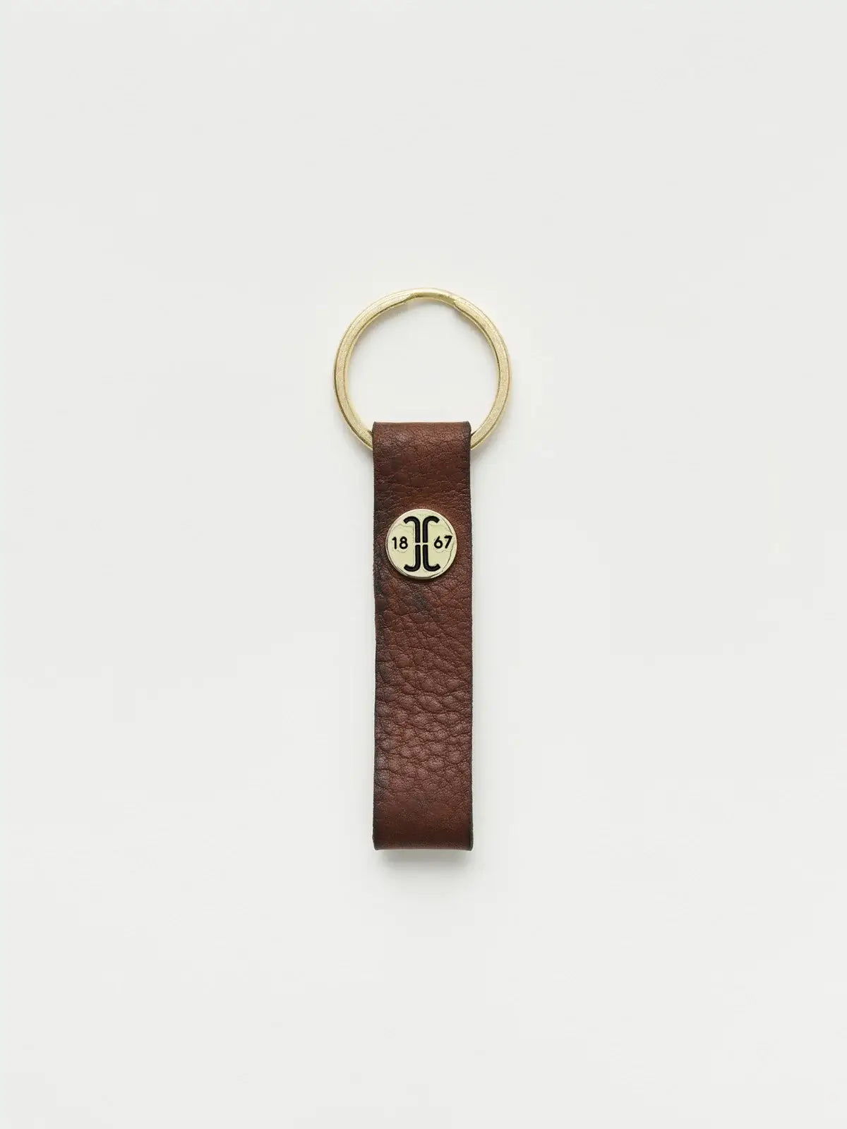 Jacson Nyckelring Läder - Brun
