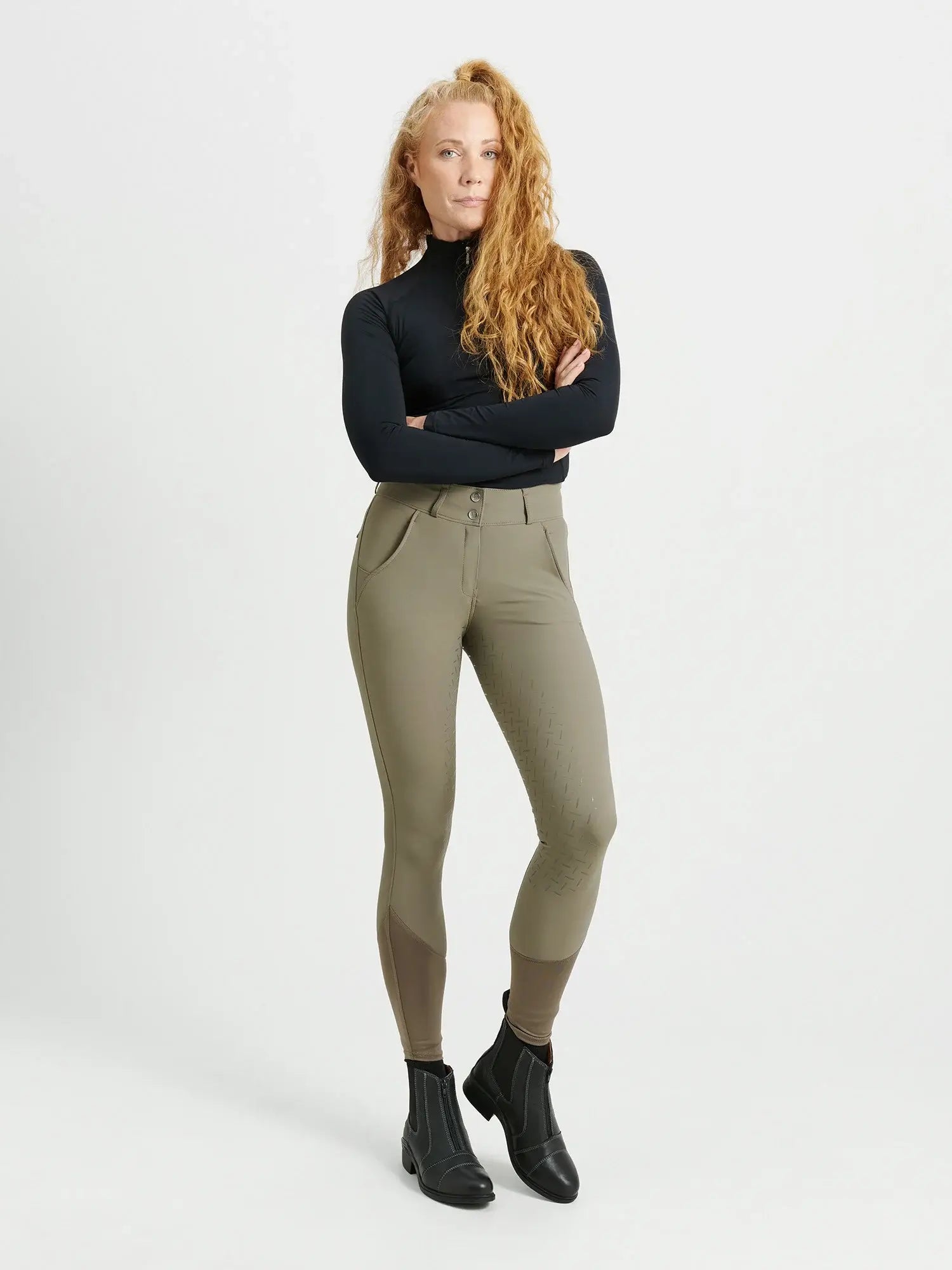 Jacson Rigmor Helskodd Ridbyxa - Brun