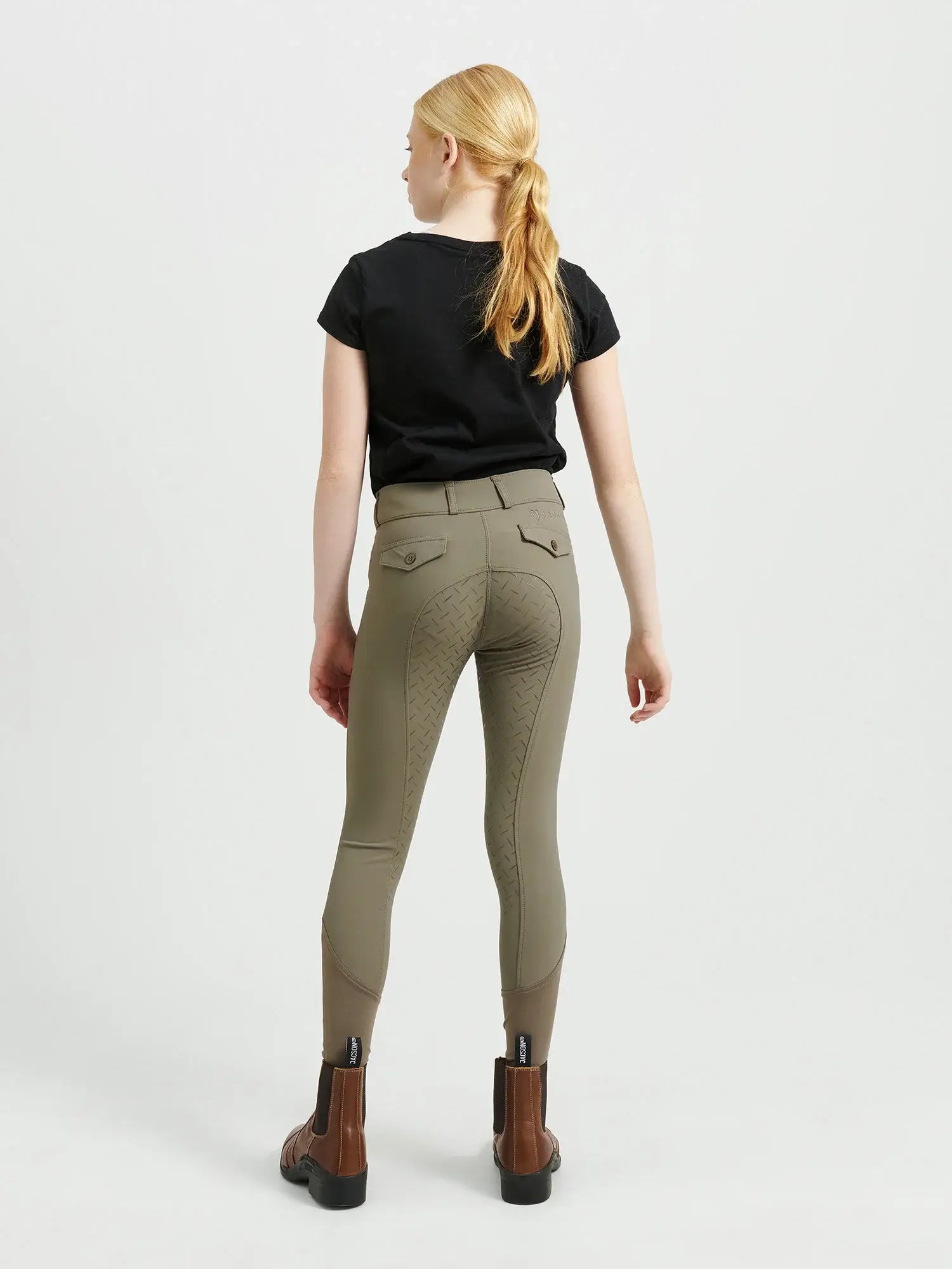 Jacson Rigmor Helskodd Ridbyxa Junior - Brun