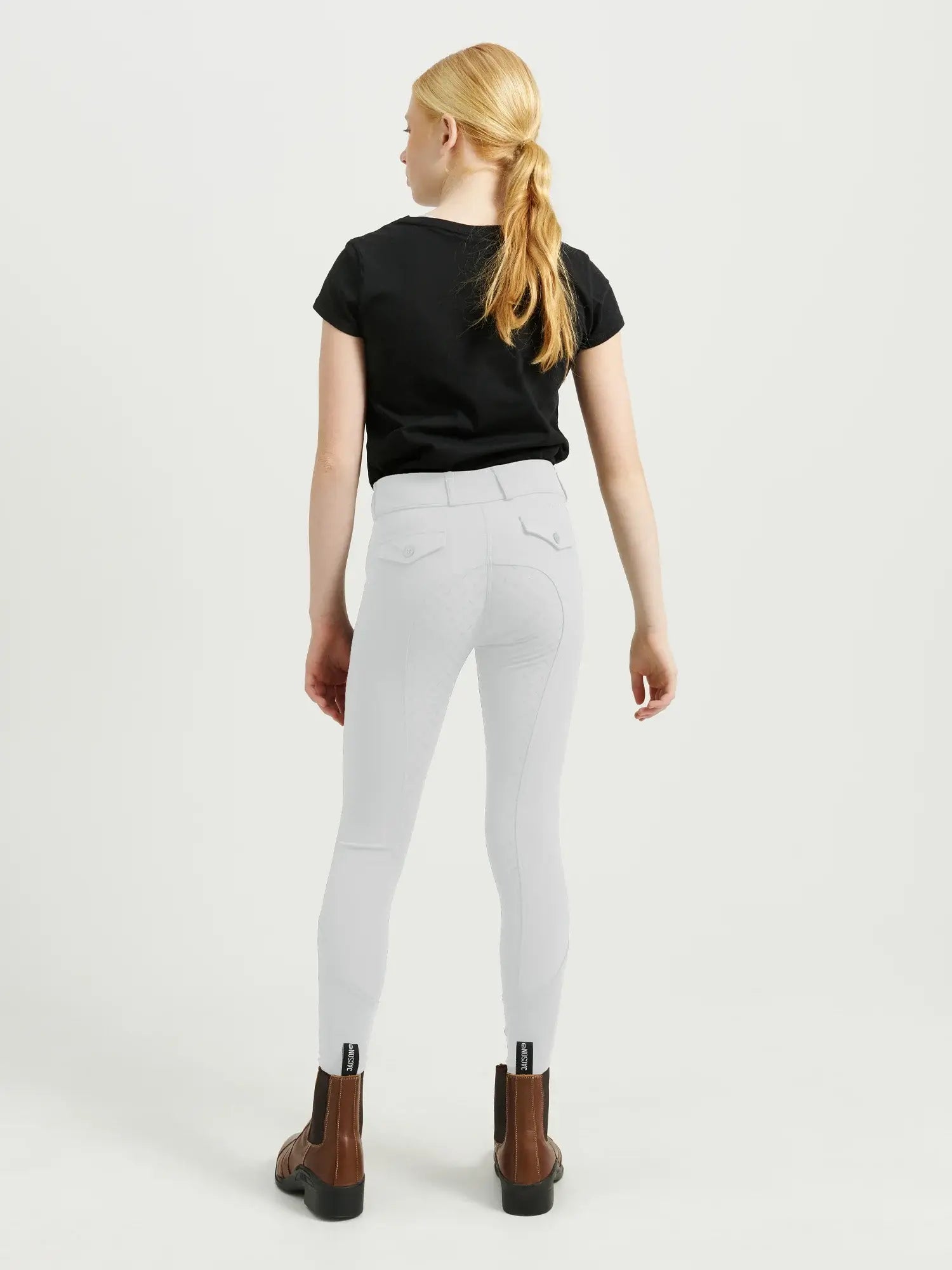 Jacson Rigmor Helskodd Ridbyxa Junior - Vit