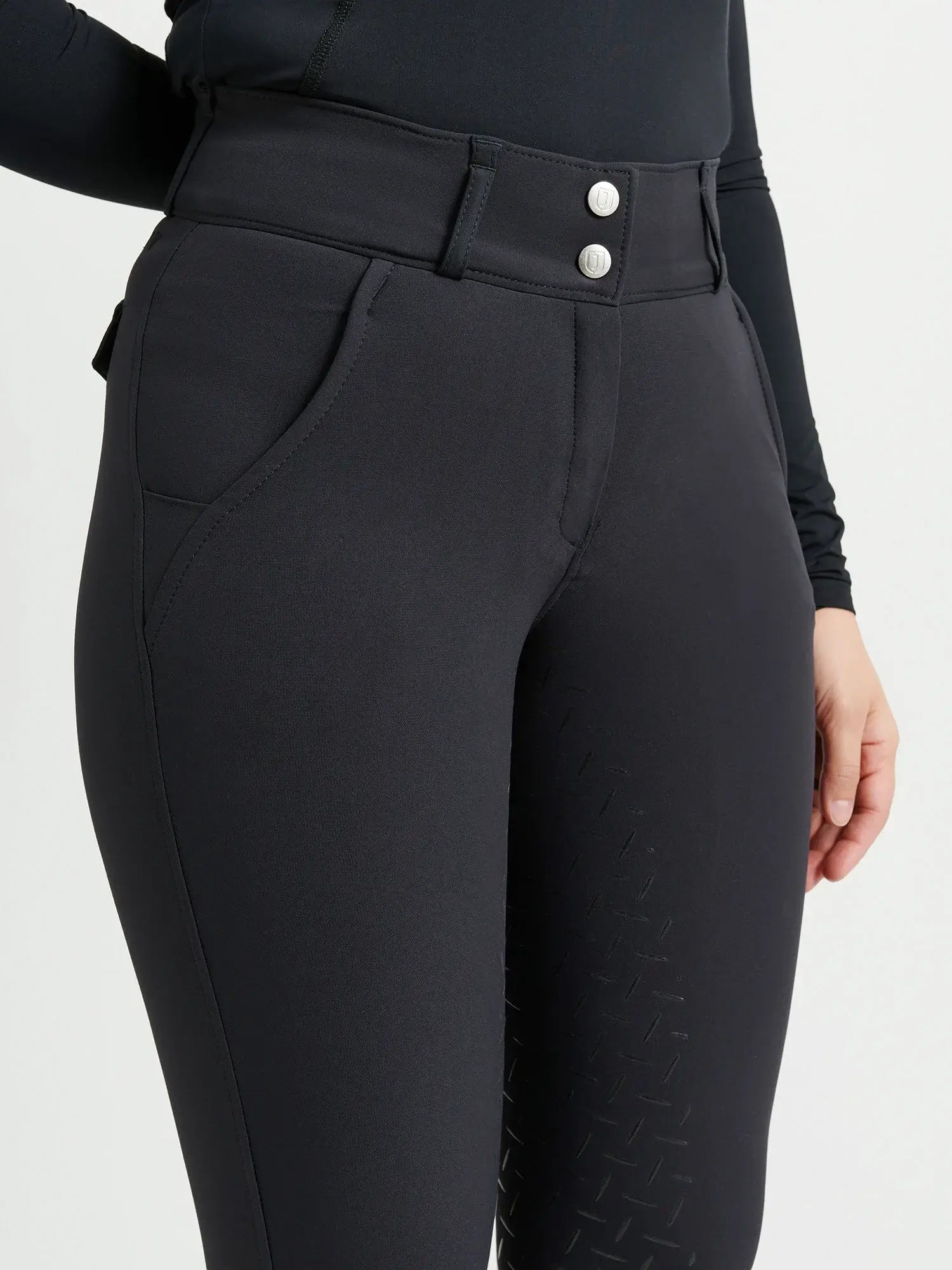 Jacson Rigmor Helskodd Ridbyxa - Svart